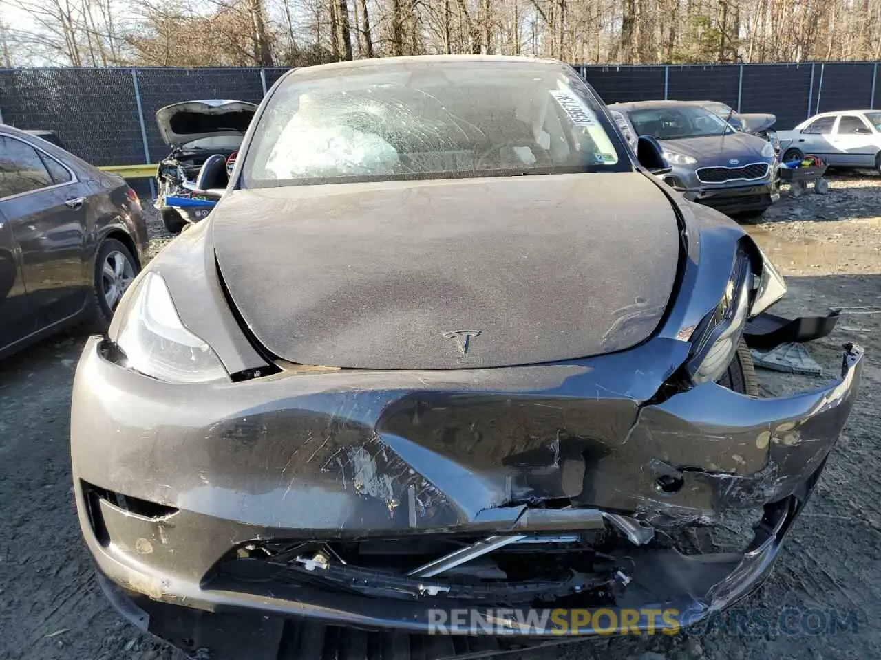 5 Photograph of a damaged car 7SAYGDEE9RA222948 TESLA MODEL Y 2024