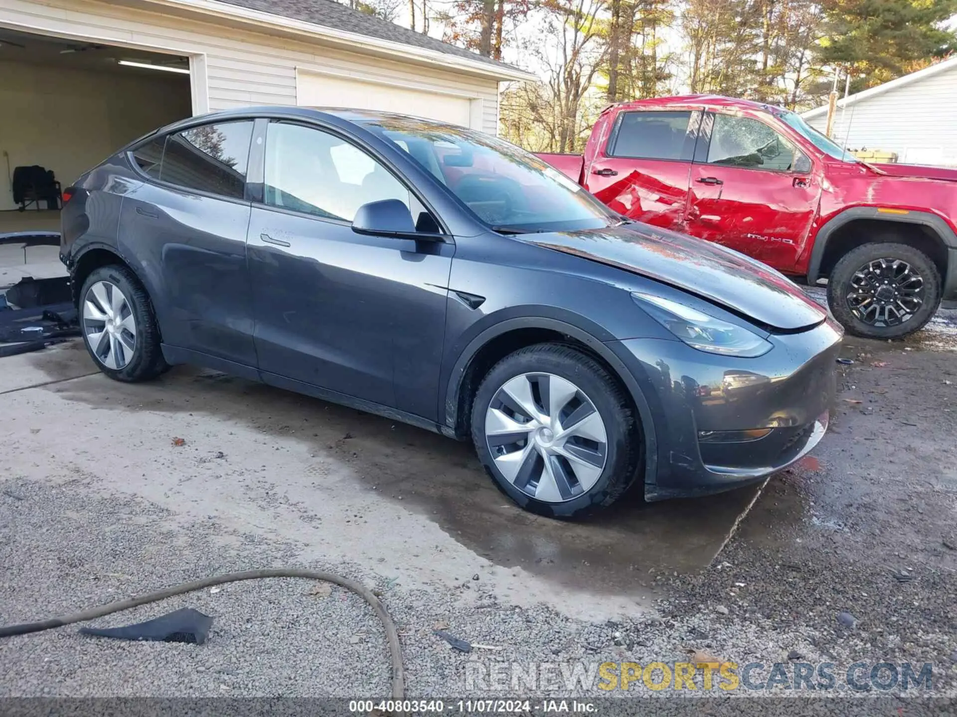 1 Photograph of a damaged car 7SAYGDEE9RA249728 TESLA MODEL Y 2024