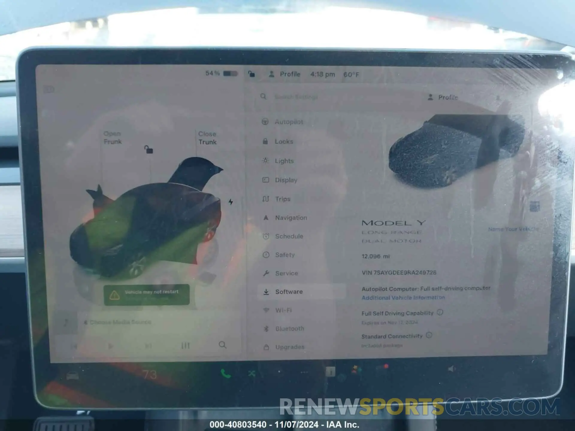 18 Photograph of a damaged car 7SAYGDEE9RA249728 TESLA MODEL Y 2024