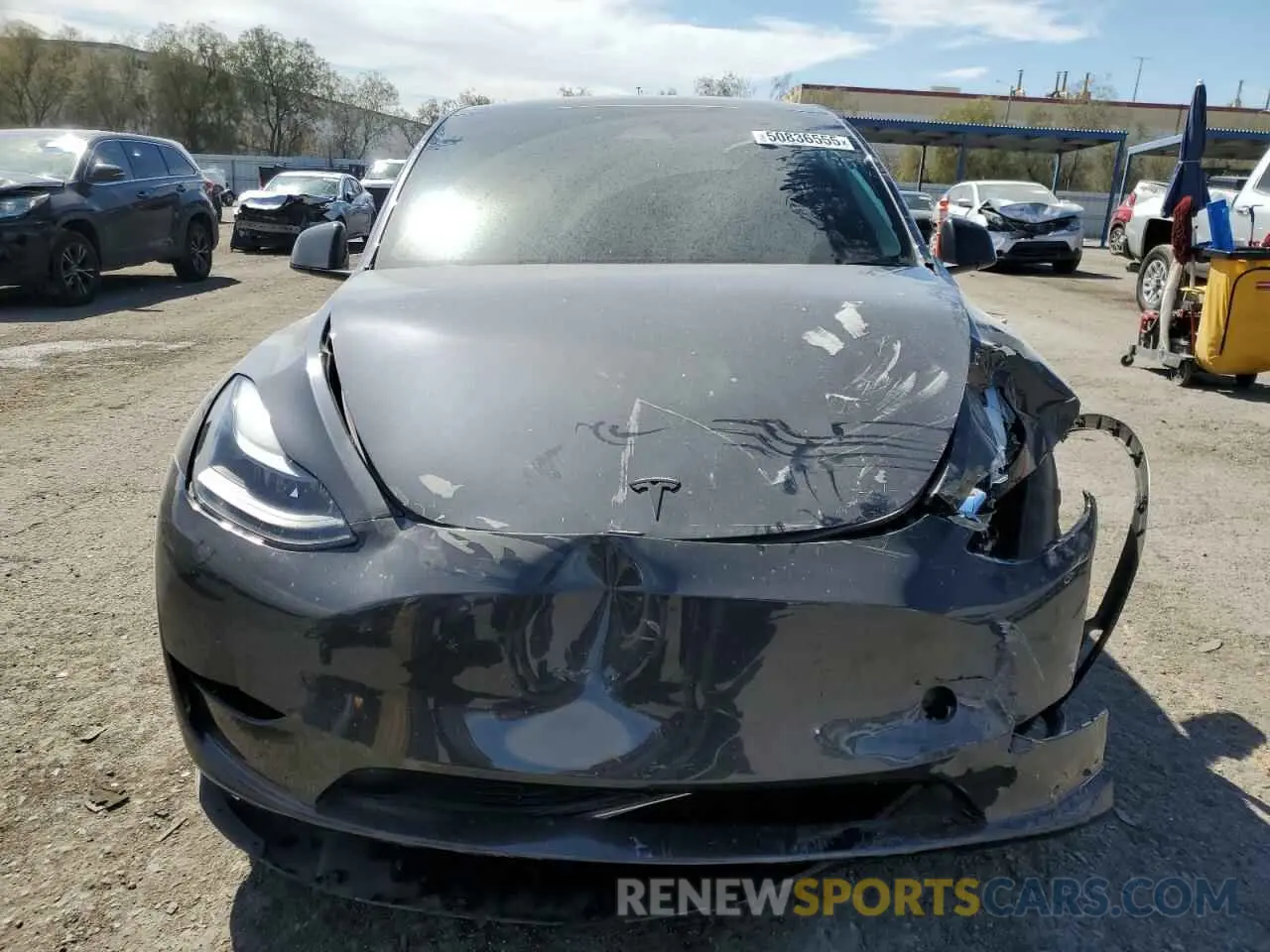 5 Photograph of a damaged car 7SAYGDEE9RA255805 TESLA MODEL Y 2024