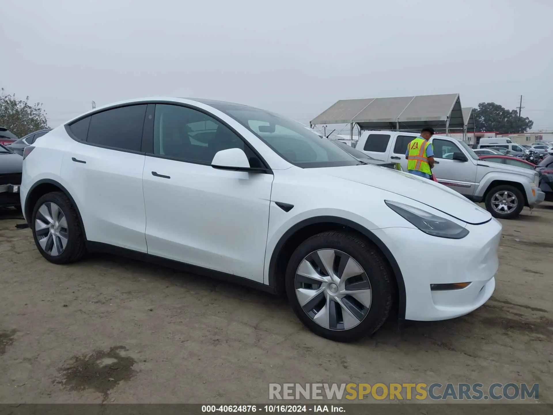1 Photograph of a damaged car 7SAYGDEE9RA260003 TESLA MODEL Y 2024