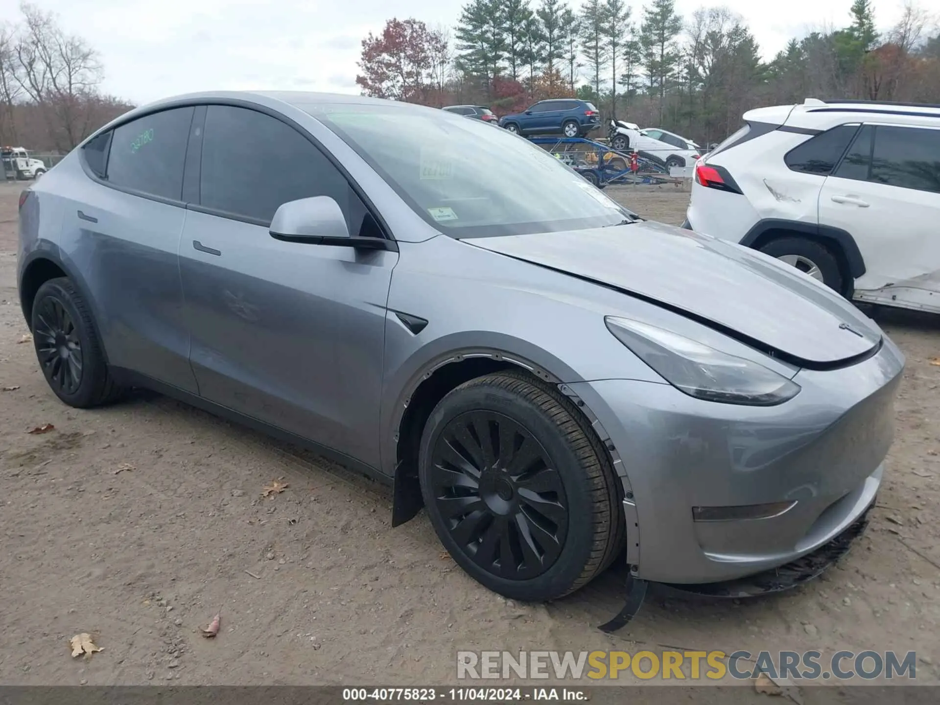 1 Photograph of a damaged car 7SAYGDEE9RA287962 TESLA MODEL Y 2024