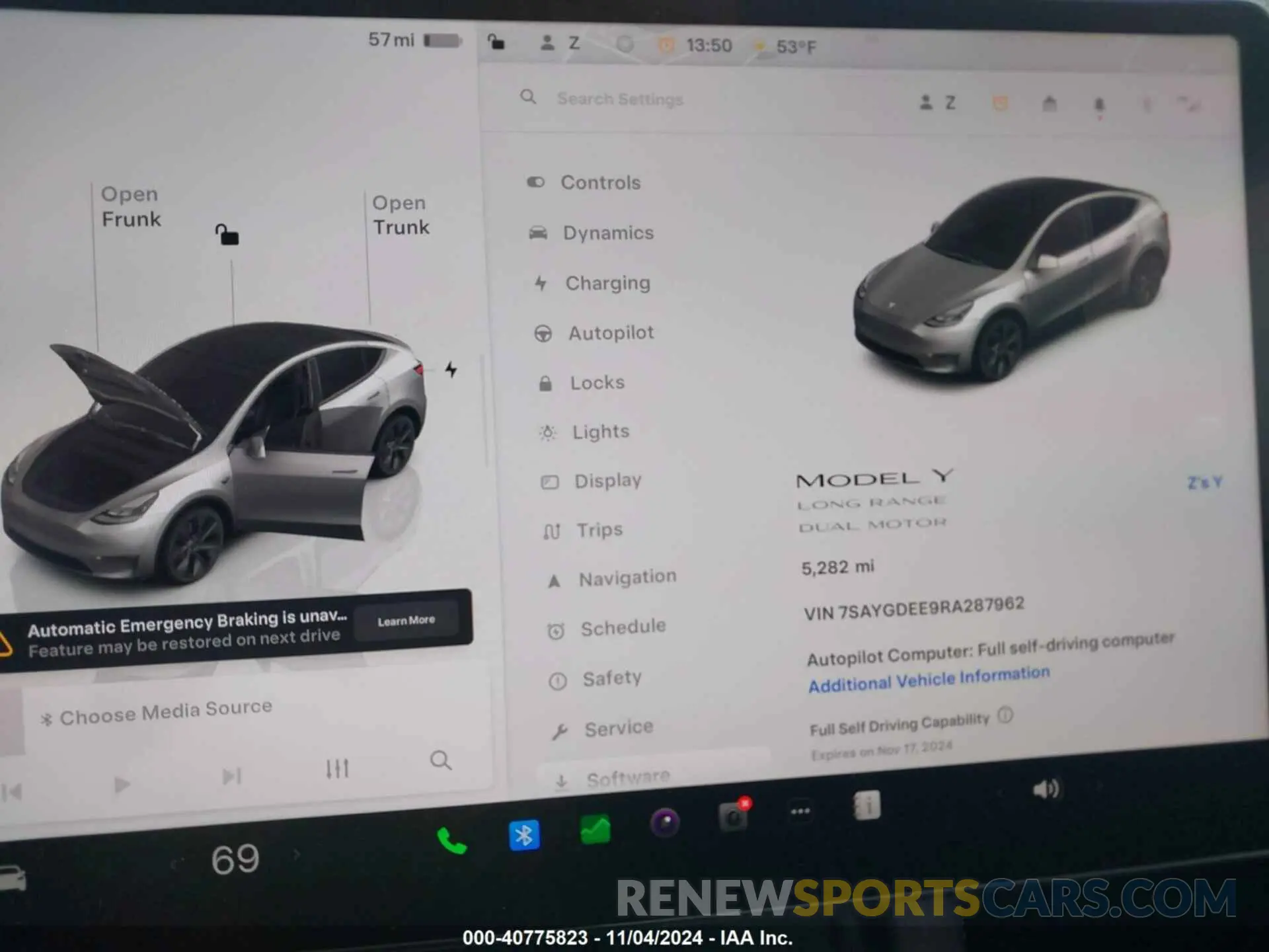 7 Photograph of a damaged car 7SAYGDEE9RA287962 TESLA MODEL Y 2024