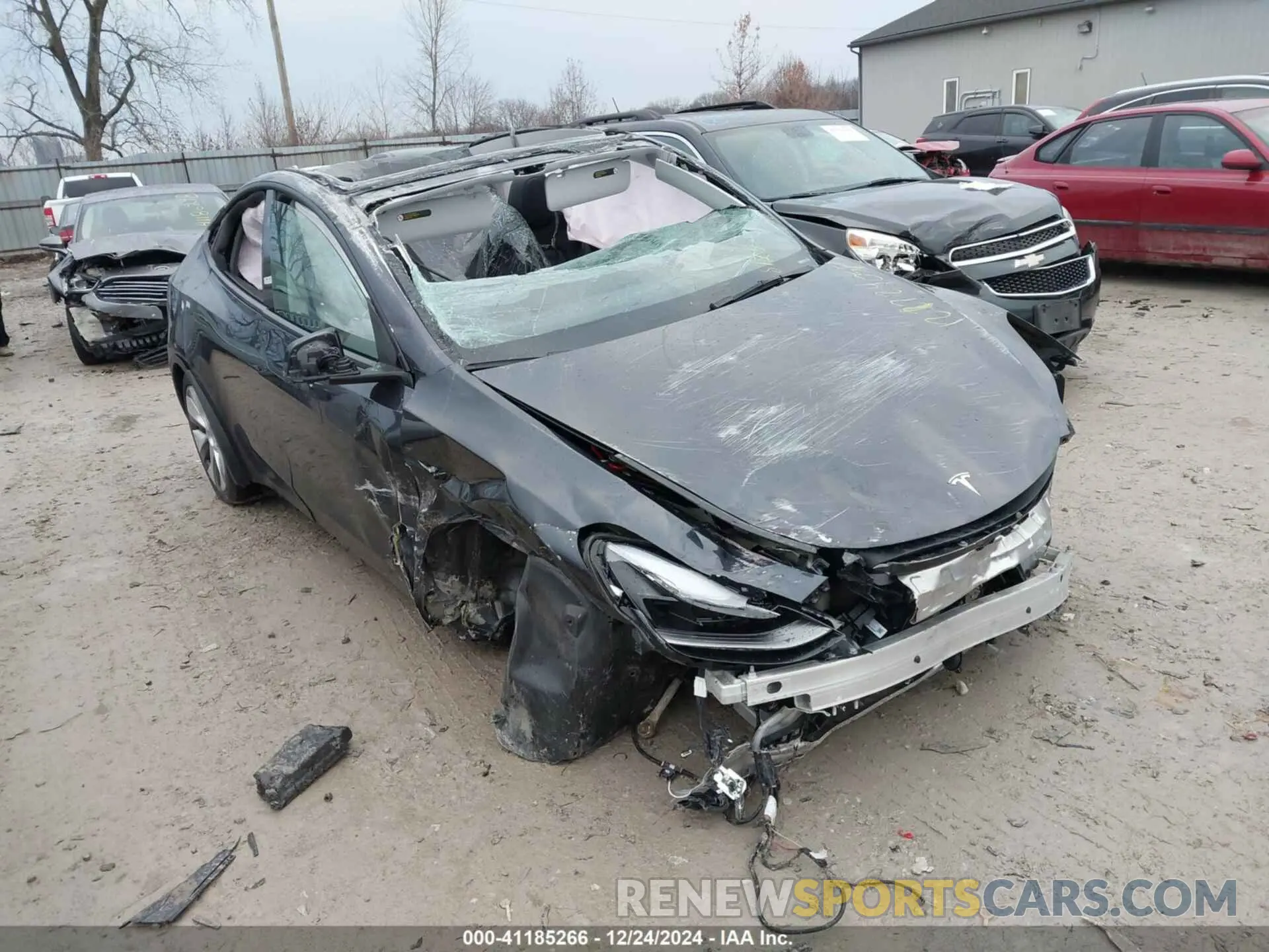 1 Photograph of a damaged car 7SAYGDEE9RA288125 TESLA MODEL Y 2024