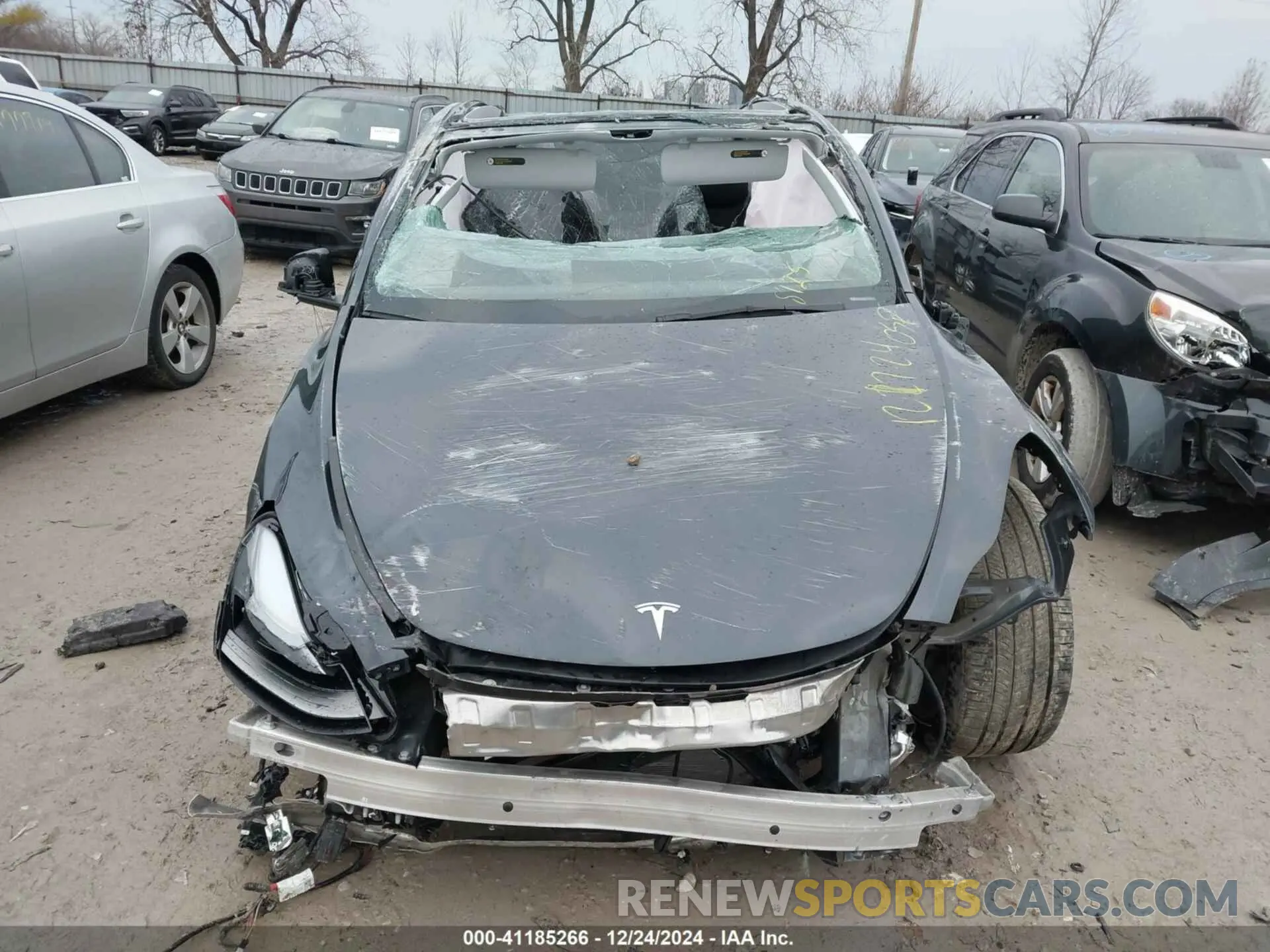 12 Photograph of a damaged car 7SAYGDEE9RA288125 TESLA MODEL Y 2024