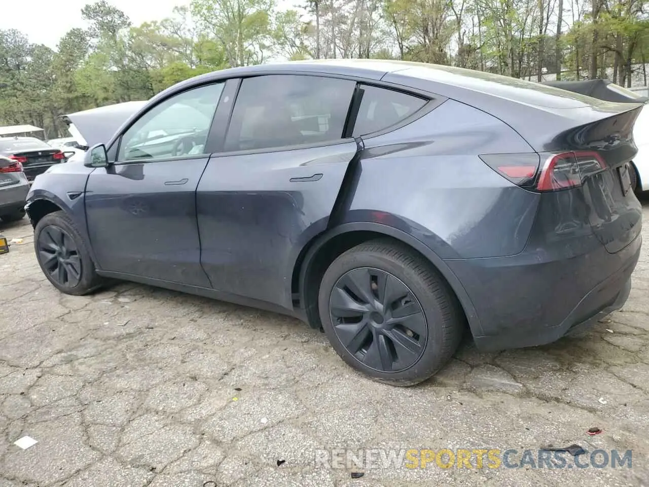 2 Photograph of a damaged car 7SAYGDEE9RA293776 TESLA MODEL Y 2024