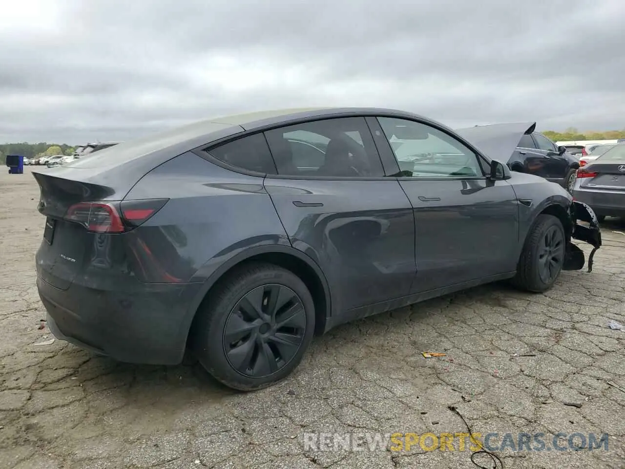3 Photograph of a damaged car 7SAYGDEE9RA293776 TESLA MODEL Y 2024