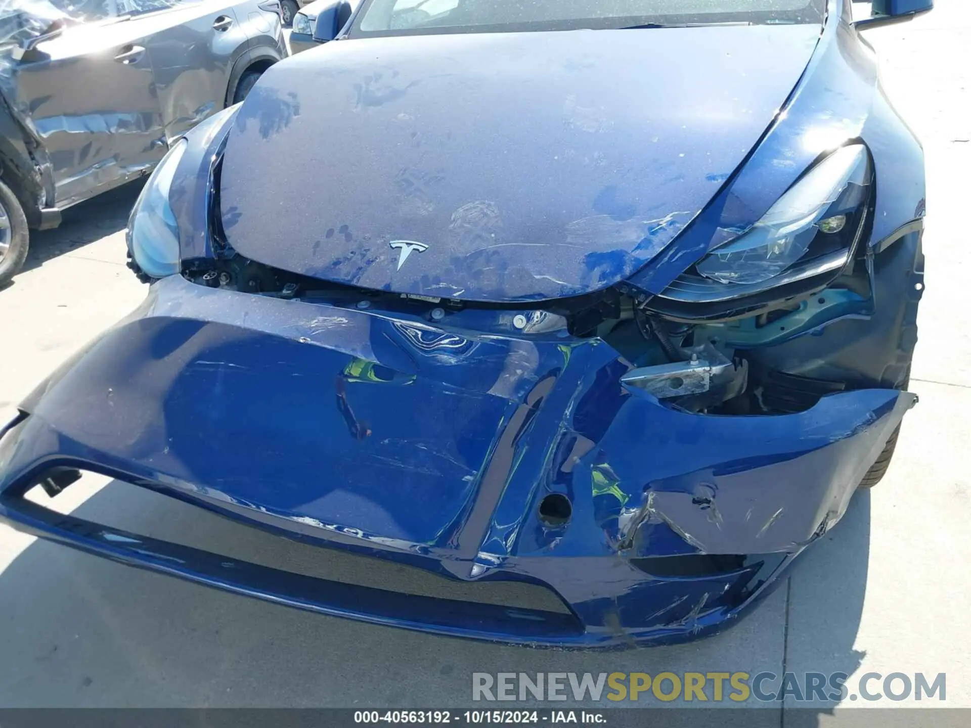 6 Photograph of a damaged car 7SAYGDEE9RA318773 TESLA MODEL Y 2024