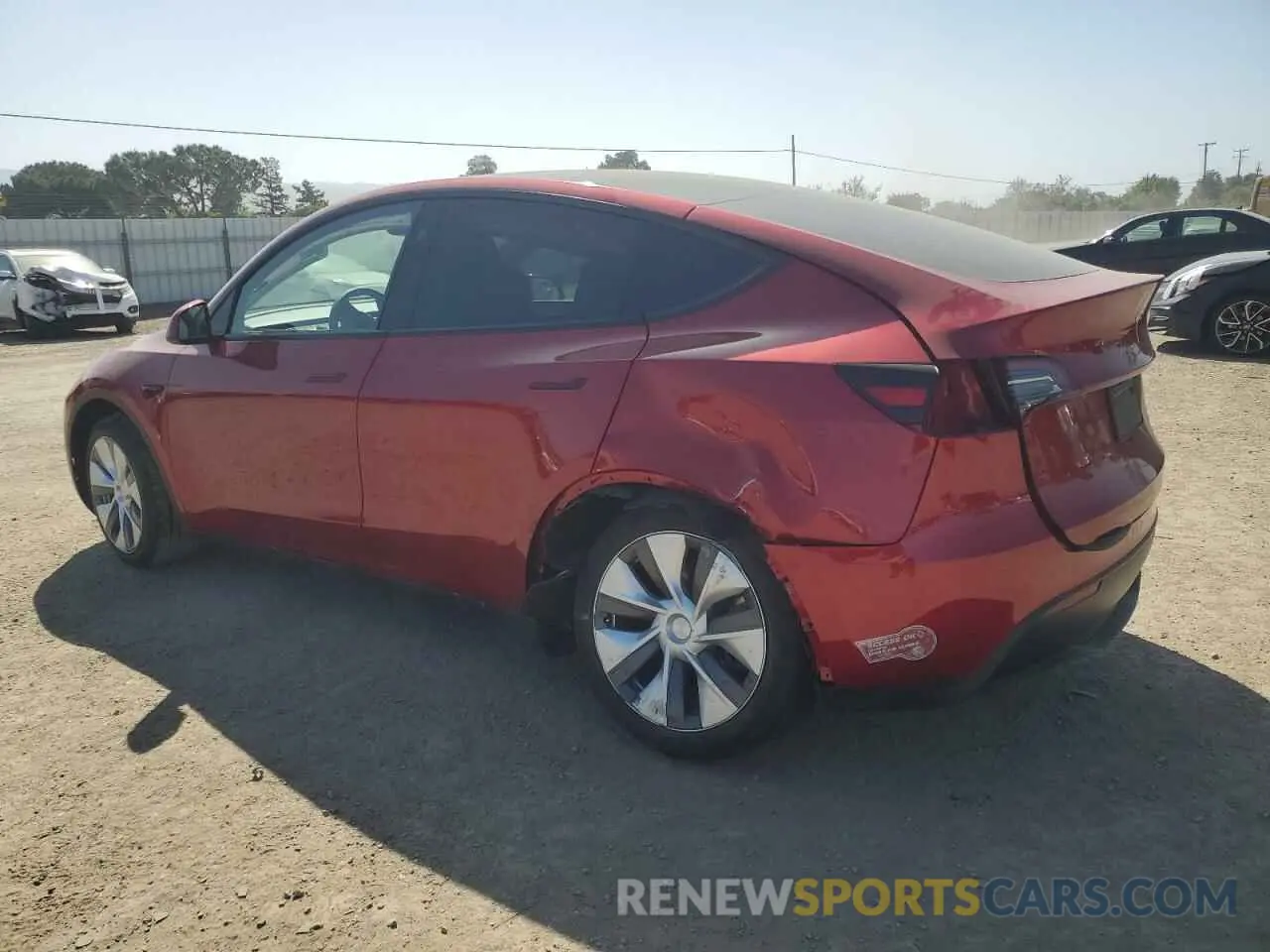 2 Photograph of a damaged car 7SAYGDEE9RF047118 TESLA MODEL Y 2024