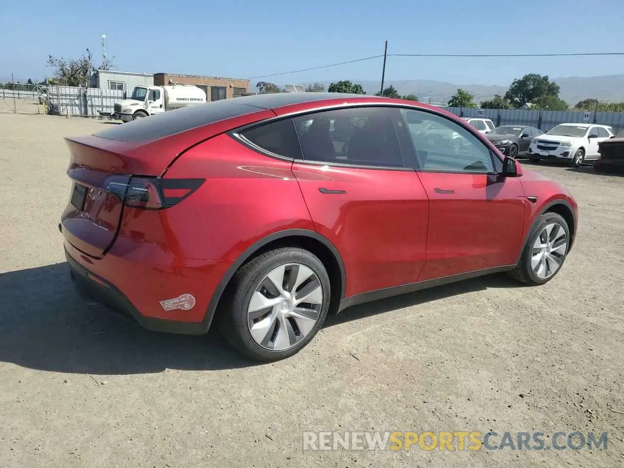 3 Photograph of a damaged car 7SAYGDEE9RF047118 TESLA MODEL Y 2024