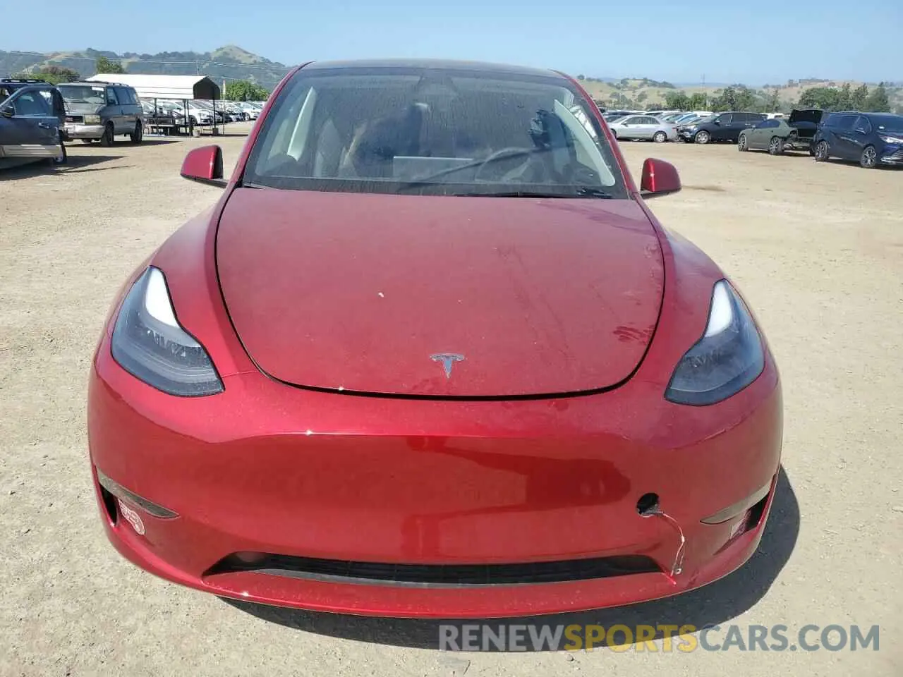 5 Photograph of a damaged car 7SAYGDEE9RF047118 TESLA MODEL Y 2024