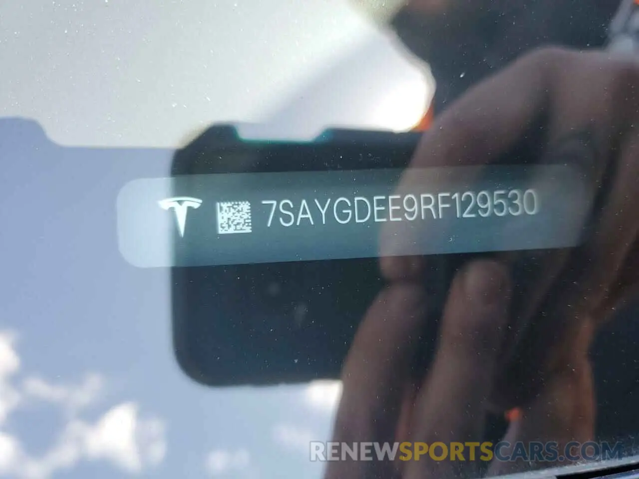 13 Photograph of a damaged car 7SAYGDEE9RF129530 TESLA MODEL Y 2024