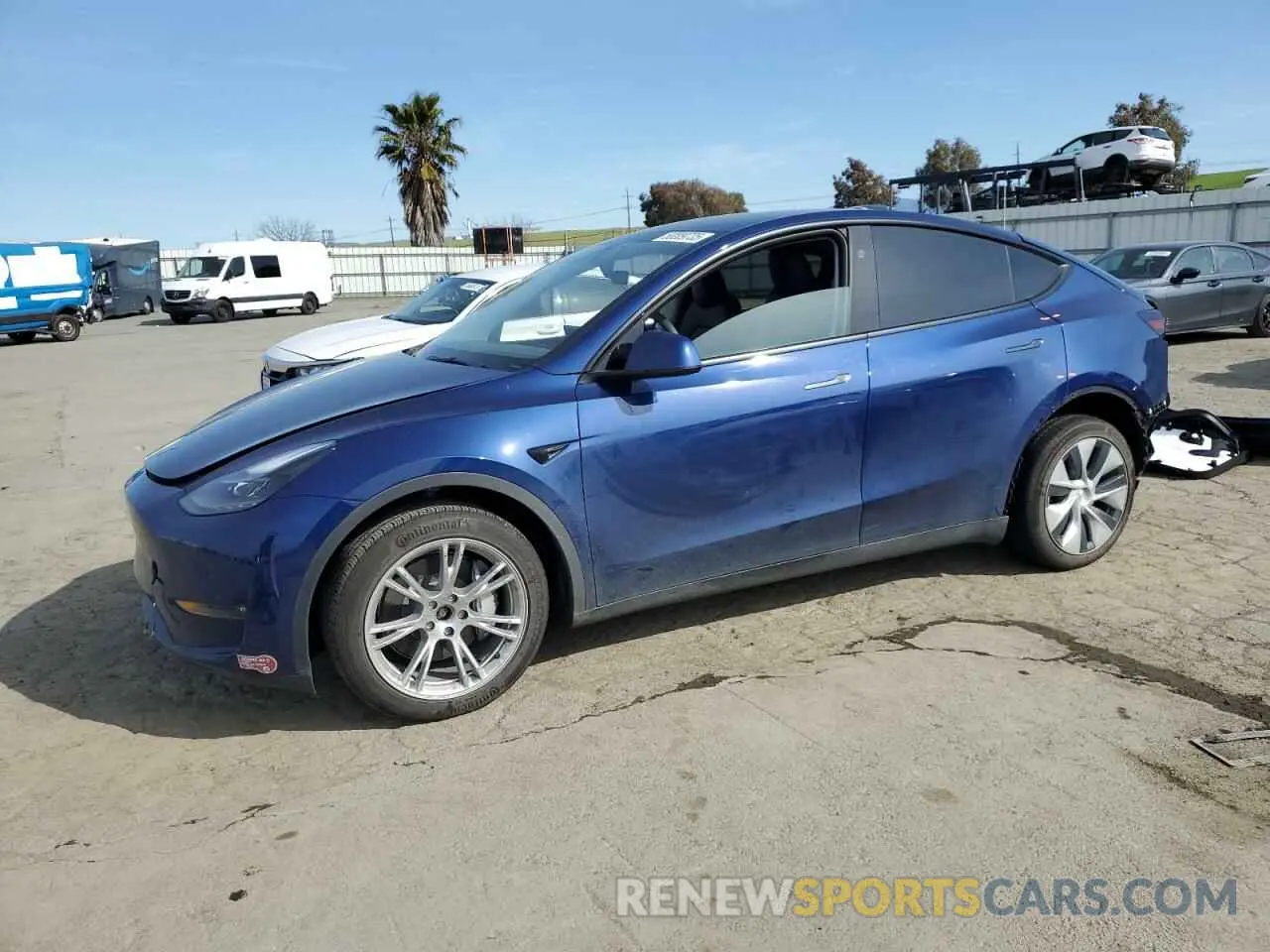 1 Photograph of a damaged car 7SAYGDEE9RF981540 TESLA MODEL Y 2024