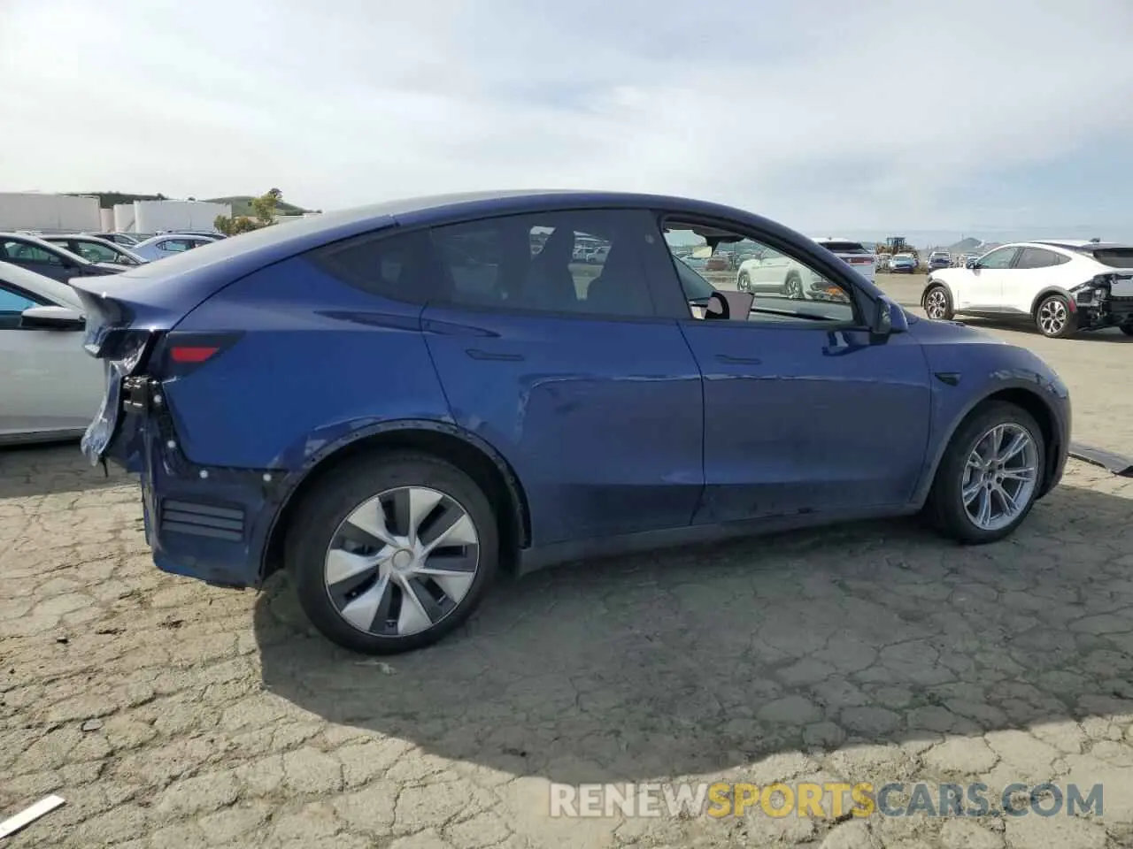 3 Photograph of a damaged car 7SAYGDEE9RF981540 TESLA MODEL Y 2024