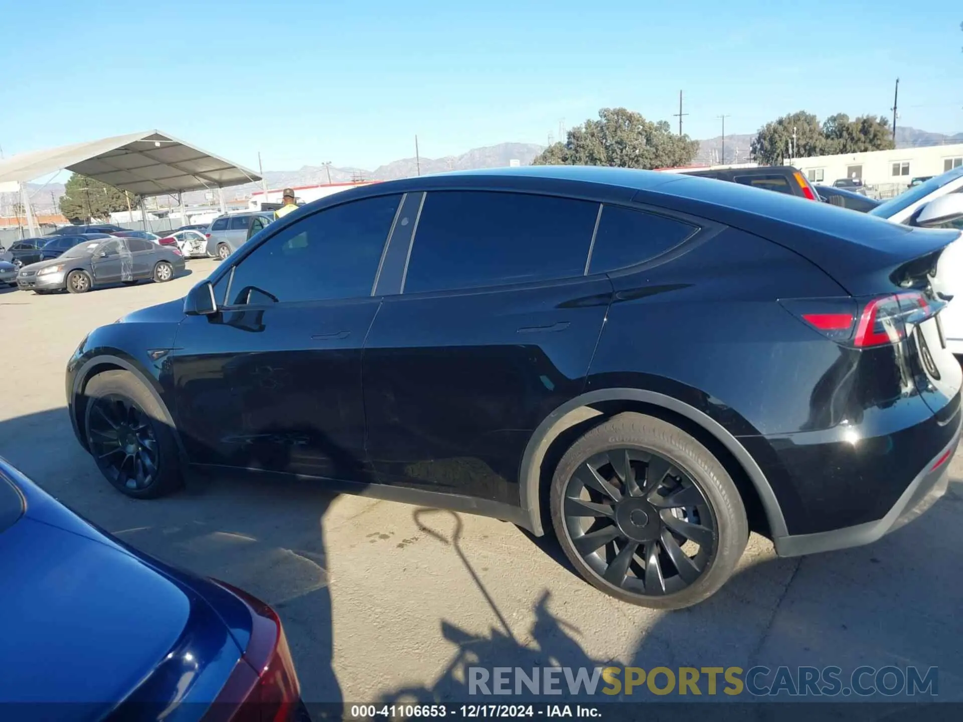 14 Photograph of a damaged car 7SAYGDEEXRA216186 TESLA MODEL Y 2024