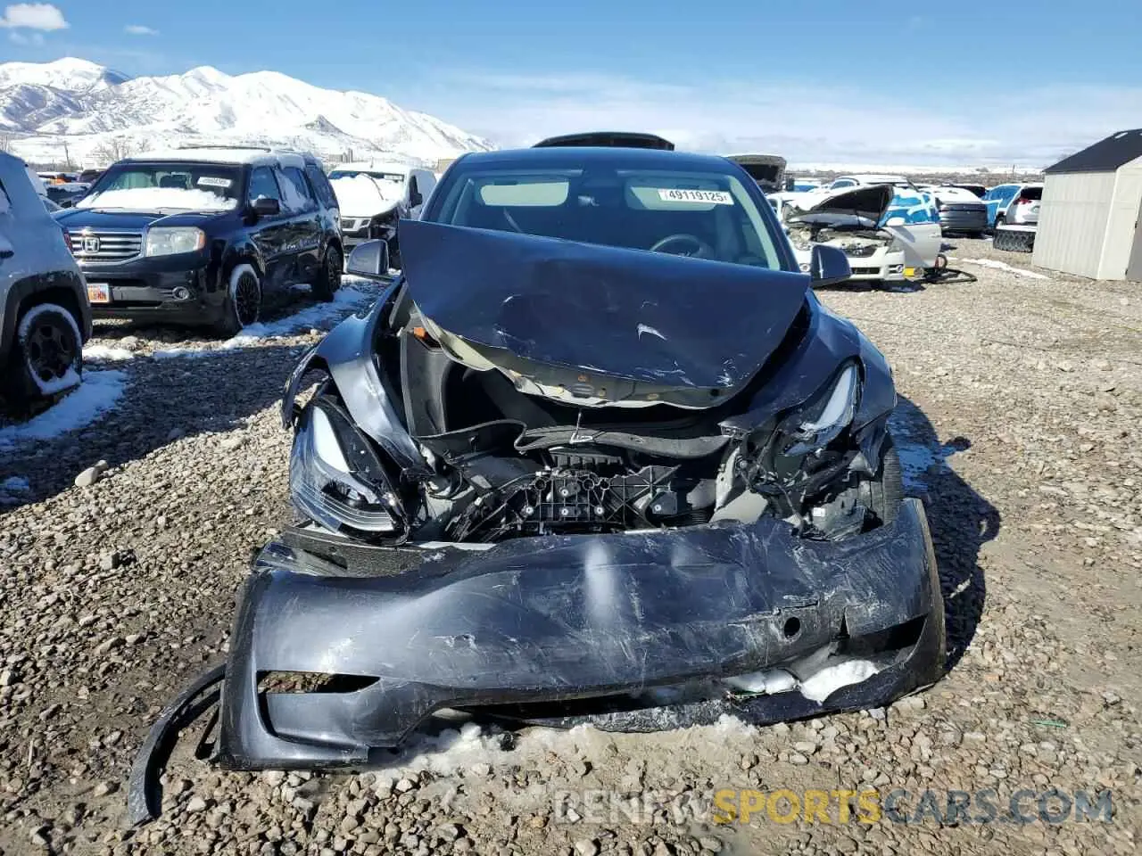 5 Photograph of a damaged car 7SAYGDEEXRA222408 TESLA MODEL Y 2024