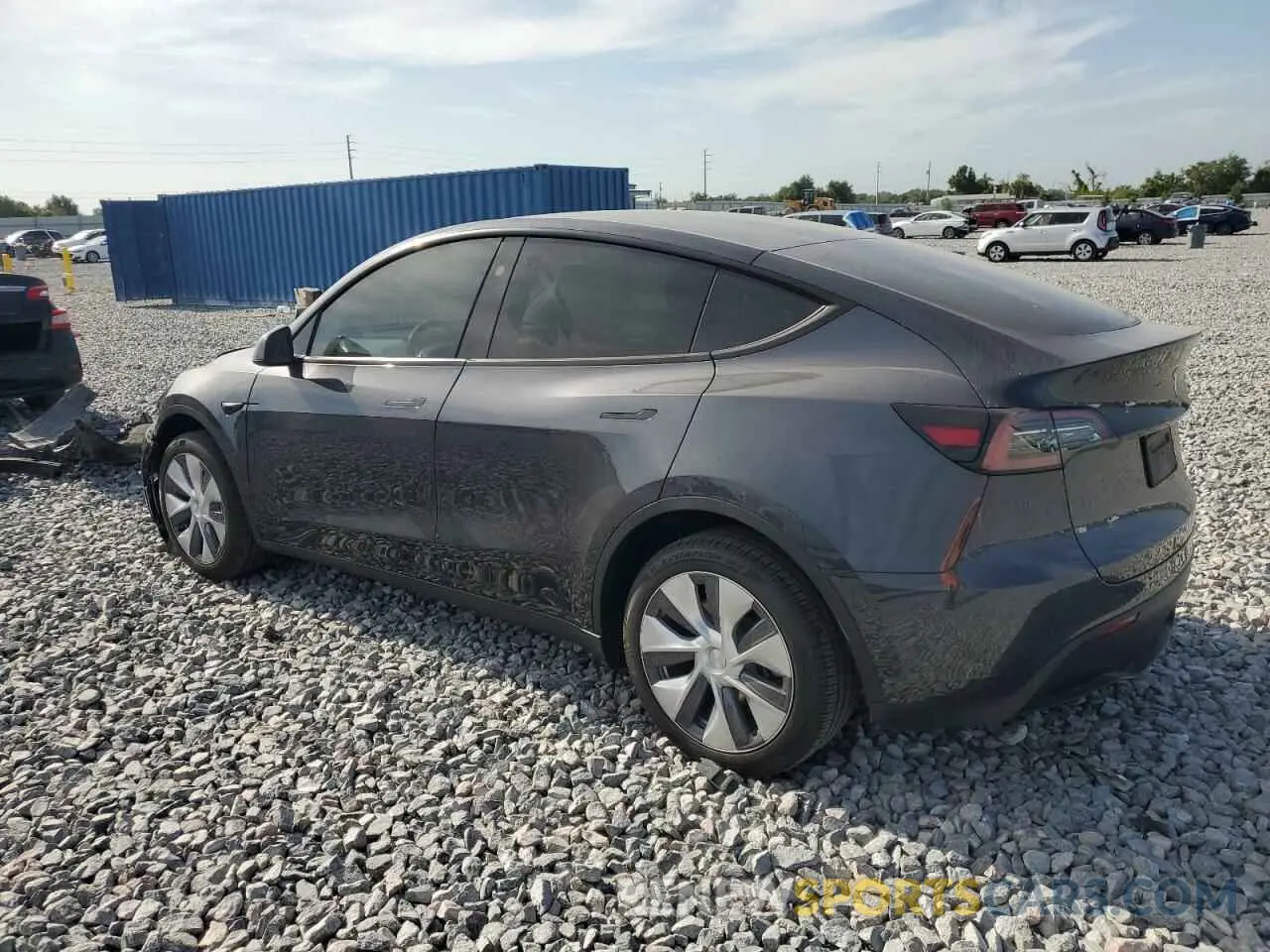 2 Photograph of a damaged car 7SAYGDEEXRA230413 TESLA MODEL Y 2024