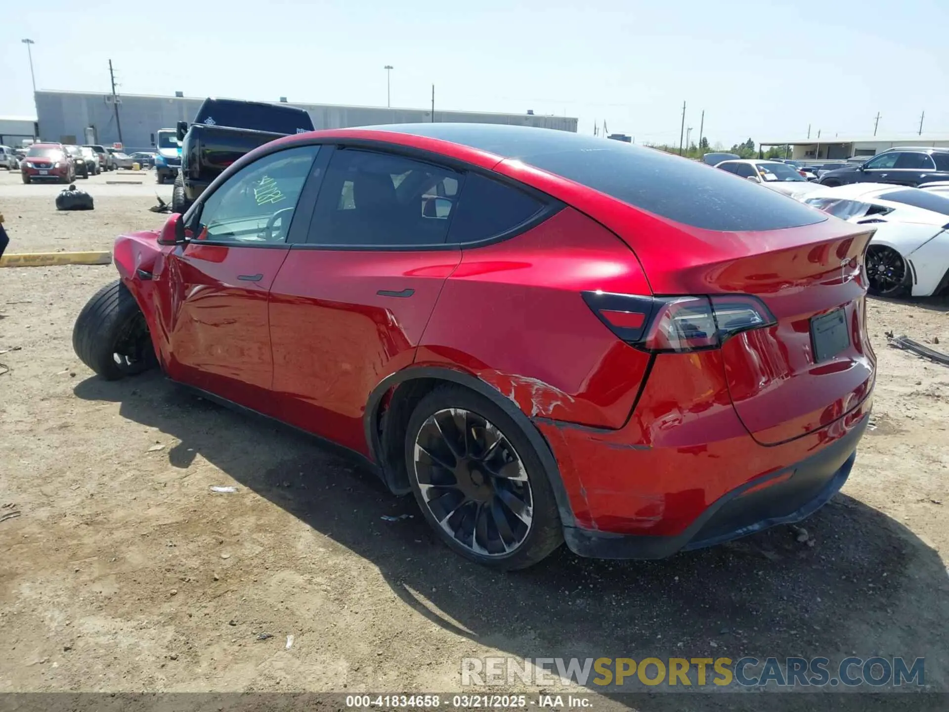 3 Photograph of a damaged car 7SAYGDEEXRA236065 TESLA MODEL Y 2024