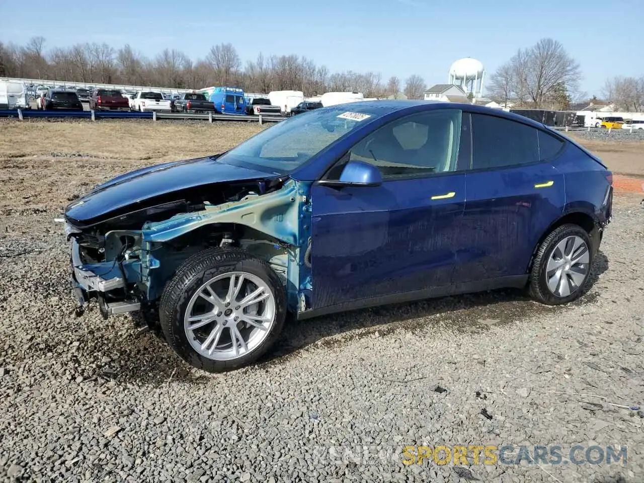 1 Photograph of a damaged car 7SAYGDEEXRA237216 TESLA MODEL Y 2024