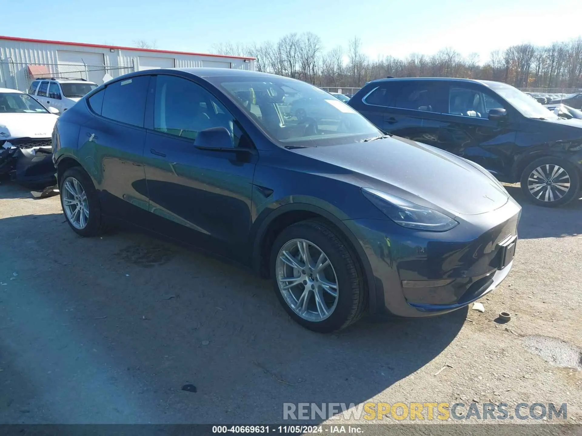 1 Photograph of a damaged car 7SAYGDEEXRA250886 TESLA MODEL Y 2024