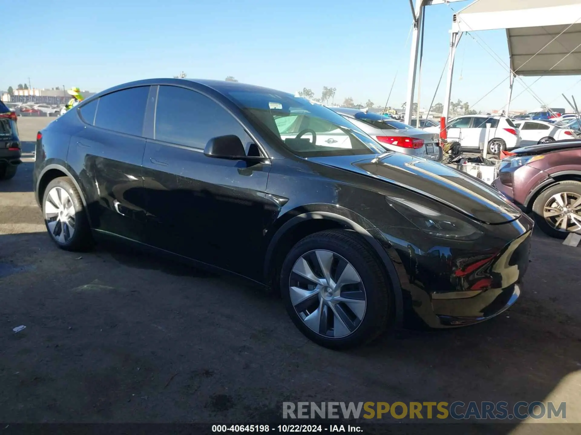 1 Photograph of a damaged car 7SAYGDEEXRA252203 TESLA MODEL Y 2024