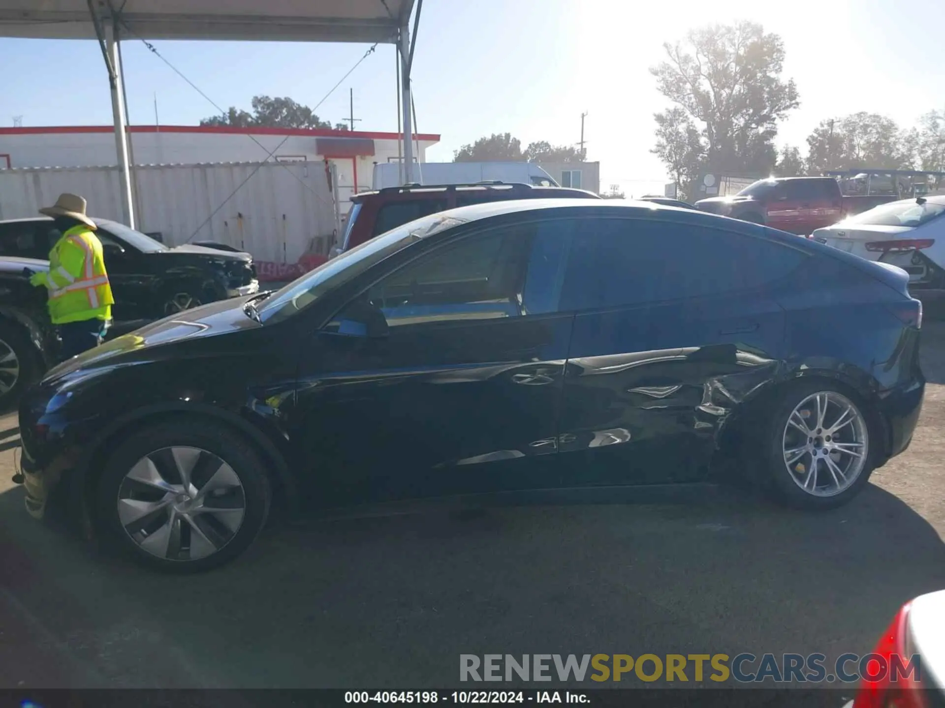 14 Photograph of a damaged car 7SAYGDEEXRA252203 TESLA MODEL Y 2024