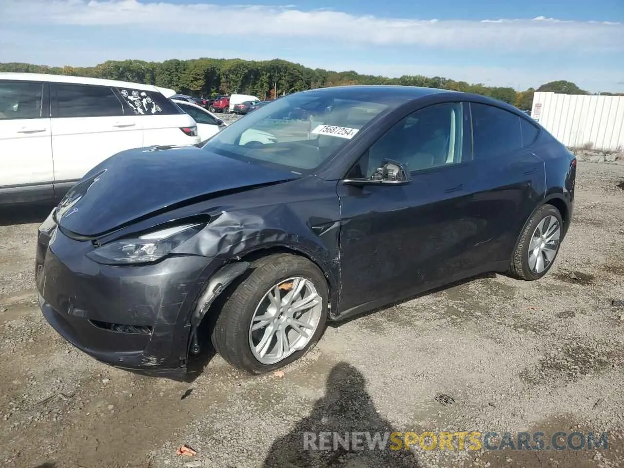 1 Photograph of a damaged car 7SAYGDEEXRA283788 TESLA MODEL Y 2024