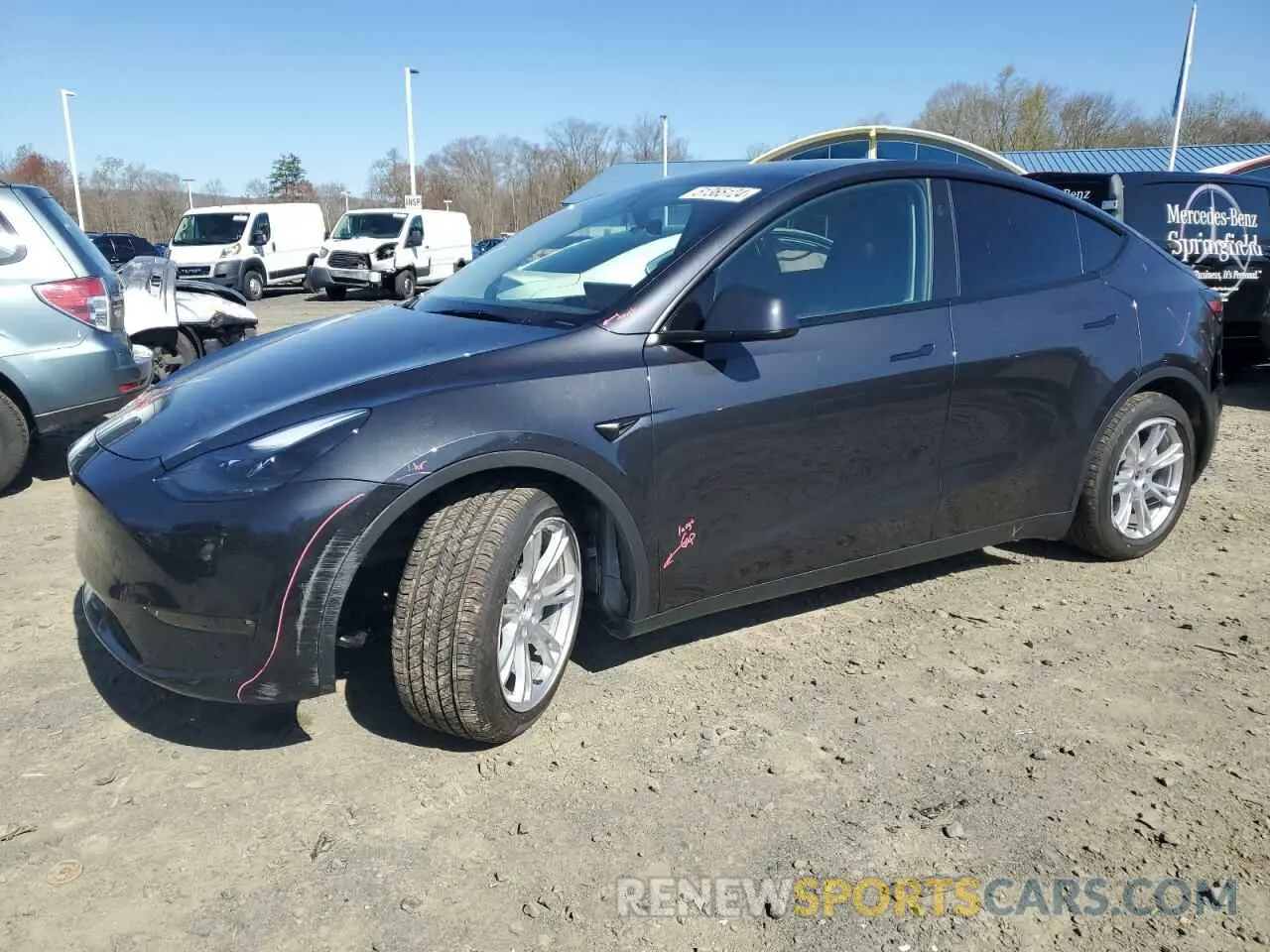 1 Photograph of a damaged car 7SAYGDEEXRF034197 TESLA MODEL Y 2024