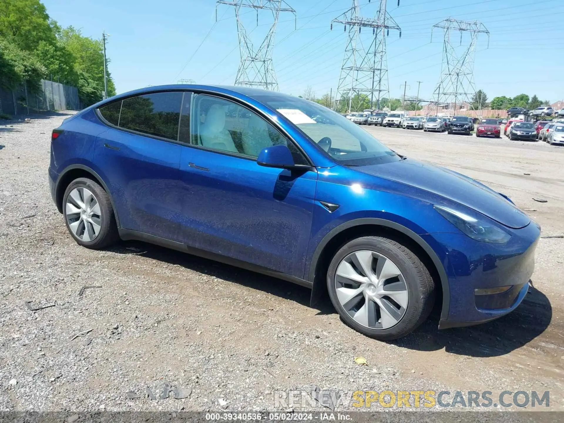 1 Photograph of a damaged car 7SAYGDEEXRF036872 TESLA MODEL Y 2024