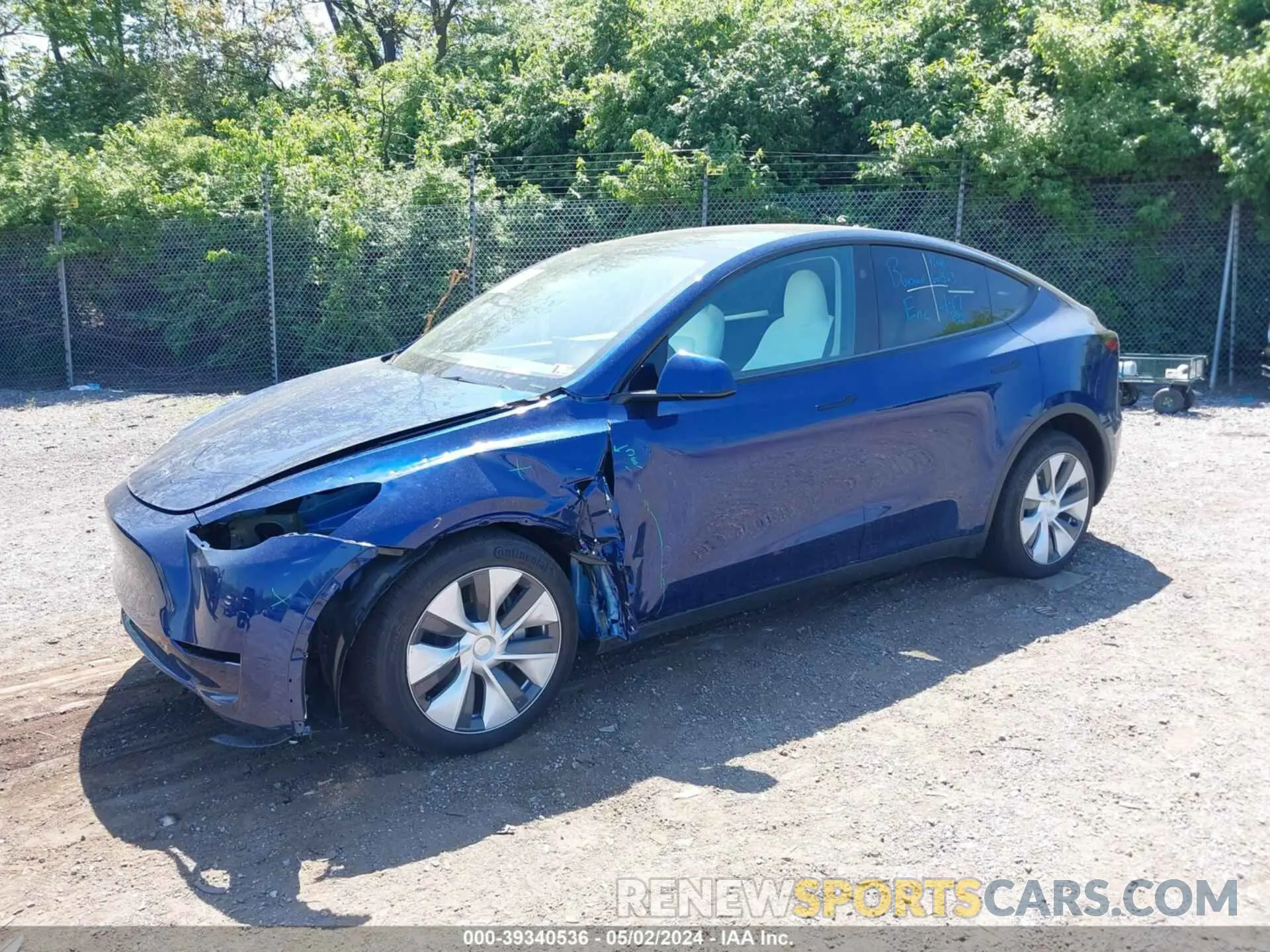 2 Photograph of a damaged car 7SAYGDEEXRF036872 TESLA MODEL Y 2024