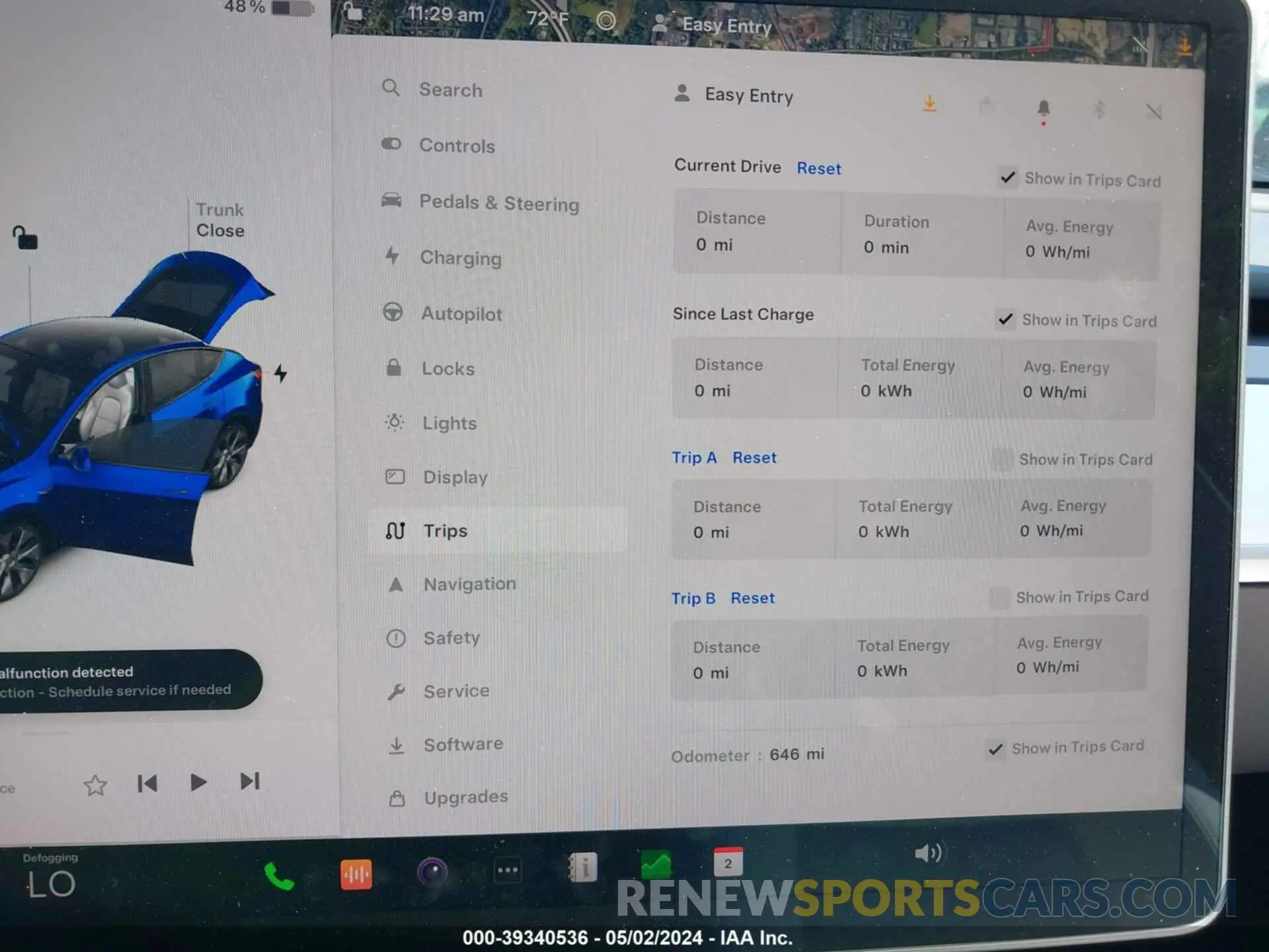 7 Photograph of a damaged car 7SAYGDEEXRF036872 TESLA MODEL Y 2024