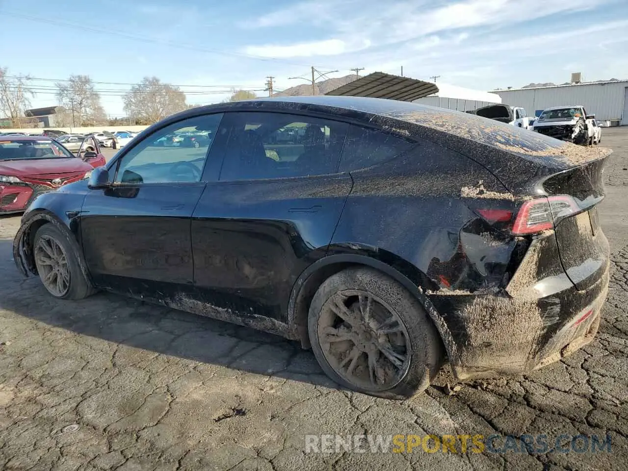 2 Photograph of a damaged car 7SAYGDEEXRF123848 TESLA MODEL Y 2024