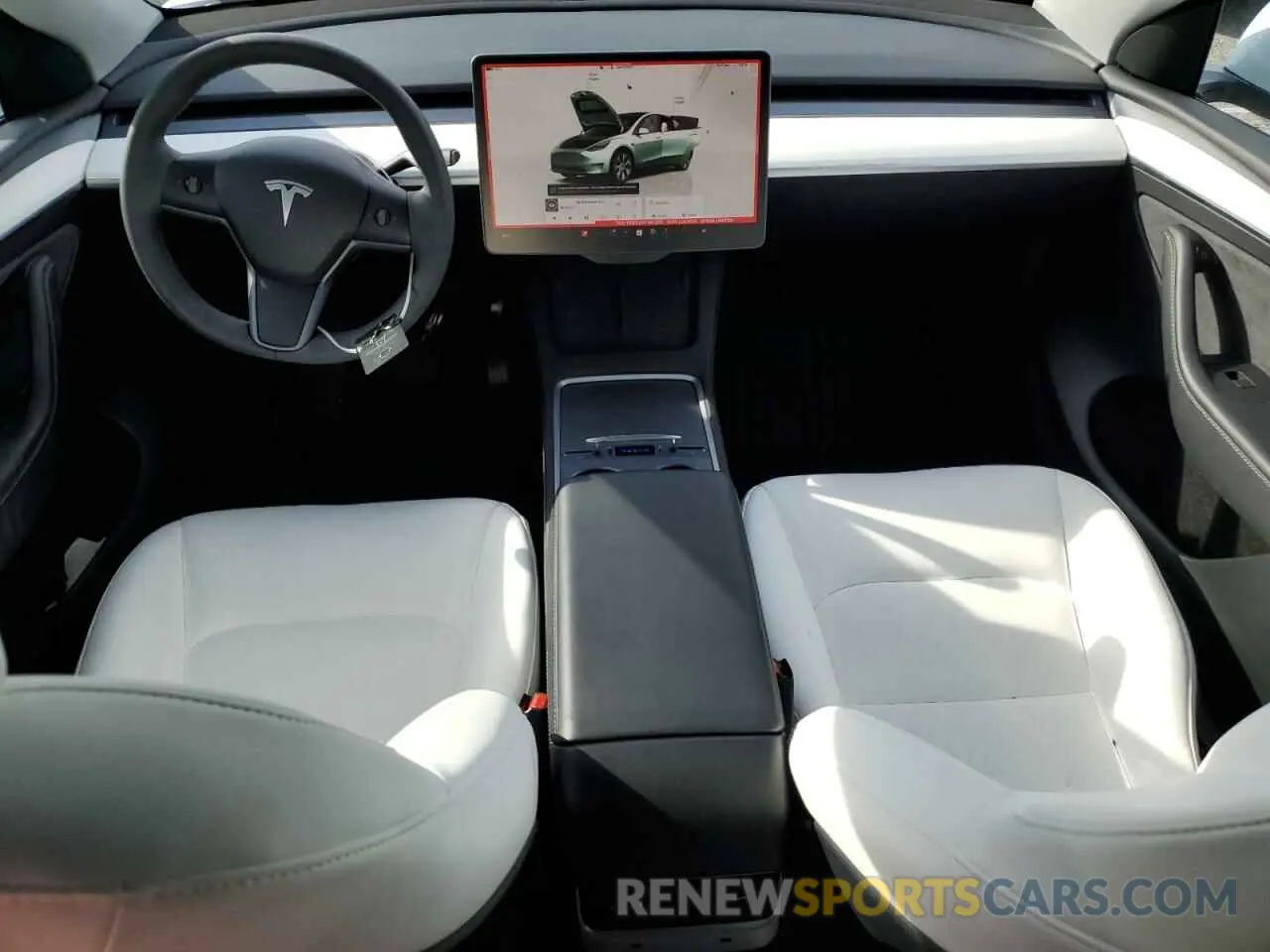 8 Photograph of a damaged car 7SAYGDEEXRF981305 TESLA MODEL Y 2024
