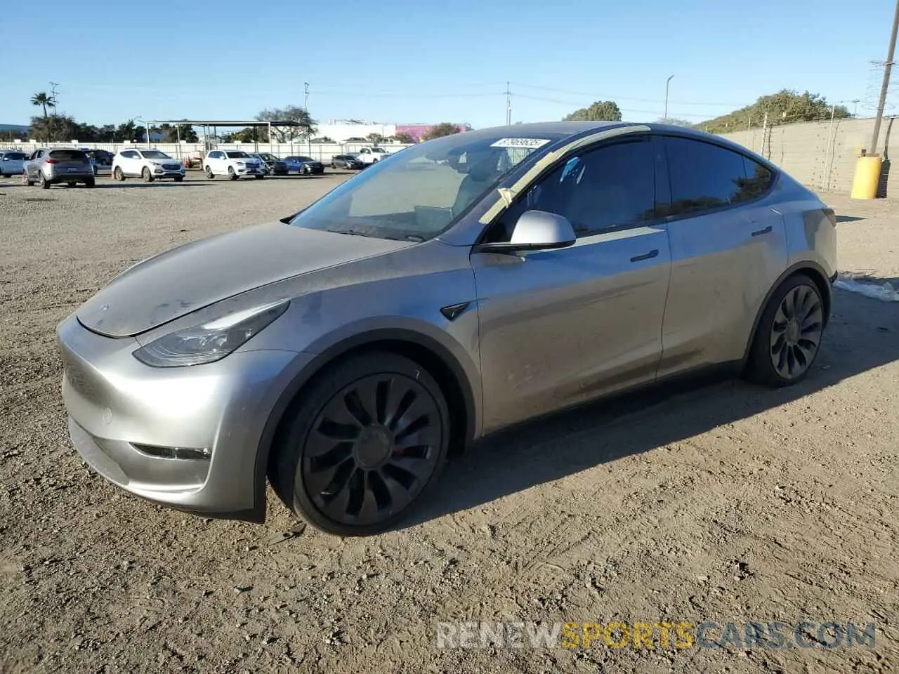 1 Photograph of a damaged car 7SAYGDEF0RA292511 TESLA MODEL Y 2024