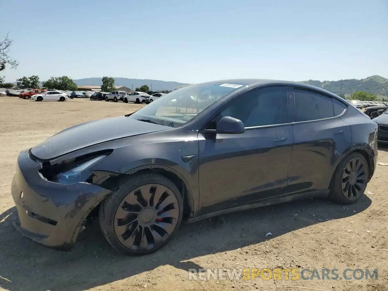1 Photograph of a damaged car 7SAYGDEF0RF024089 TESLA MODEL Y 2024