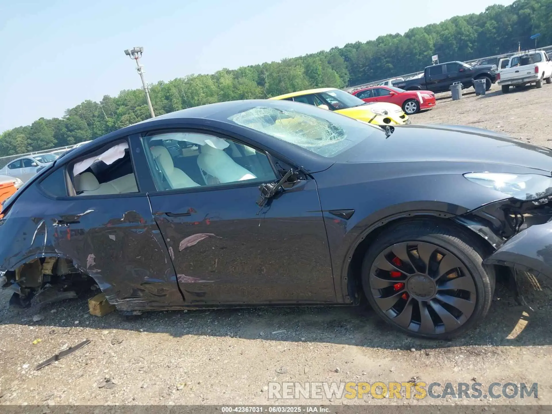 12 Photograph of a damaged car 7SAYGDEF3RA312959 TESLA MODEL Y 2024