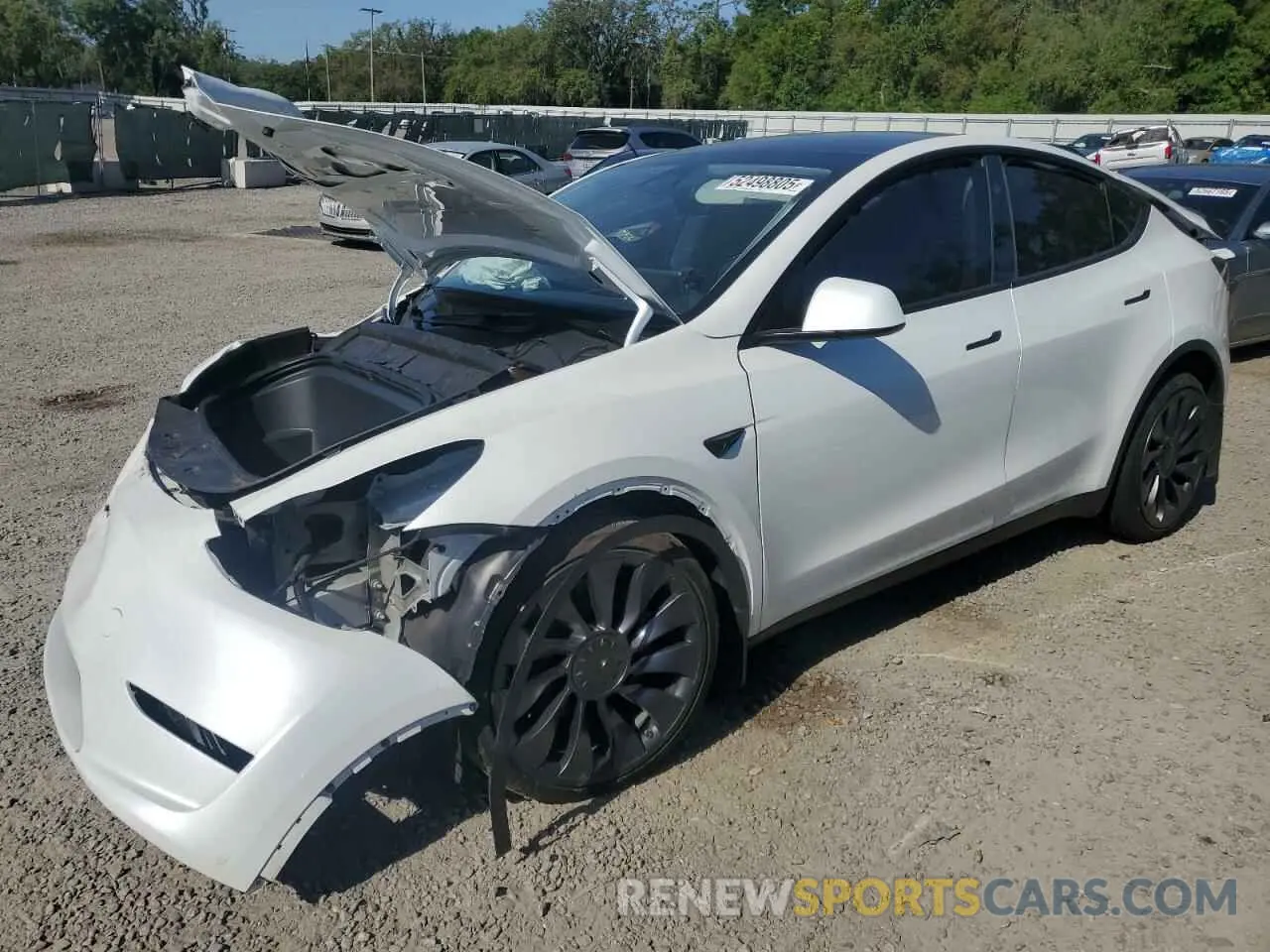 1 Photograph of a damaged car 7SAYGDEF4RF064210 TESLA MODEL Y 2024