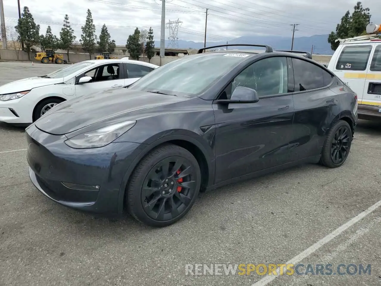 1 Photograph of a damaged car 7SAYGDEF4RF093058 TESLA MODEL Y 2024