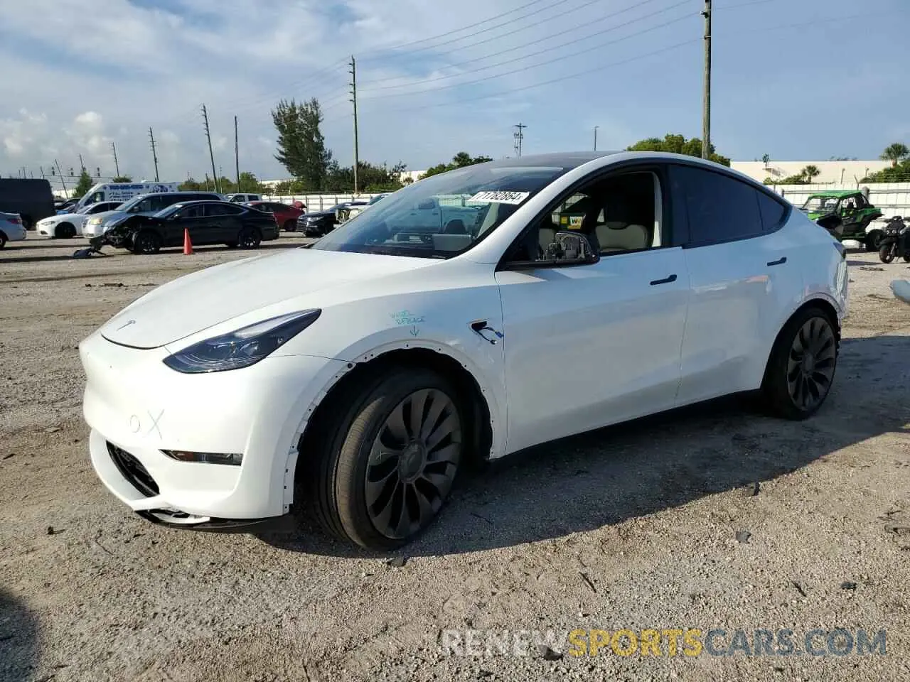 1 Photograph of a damaged car 7SAYGDEF5RA294156 TESLA MODEL Y 2024