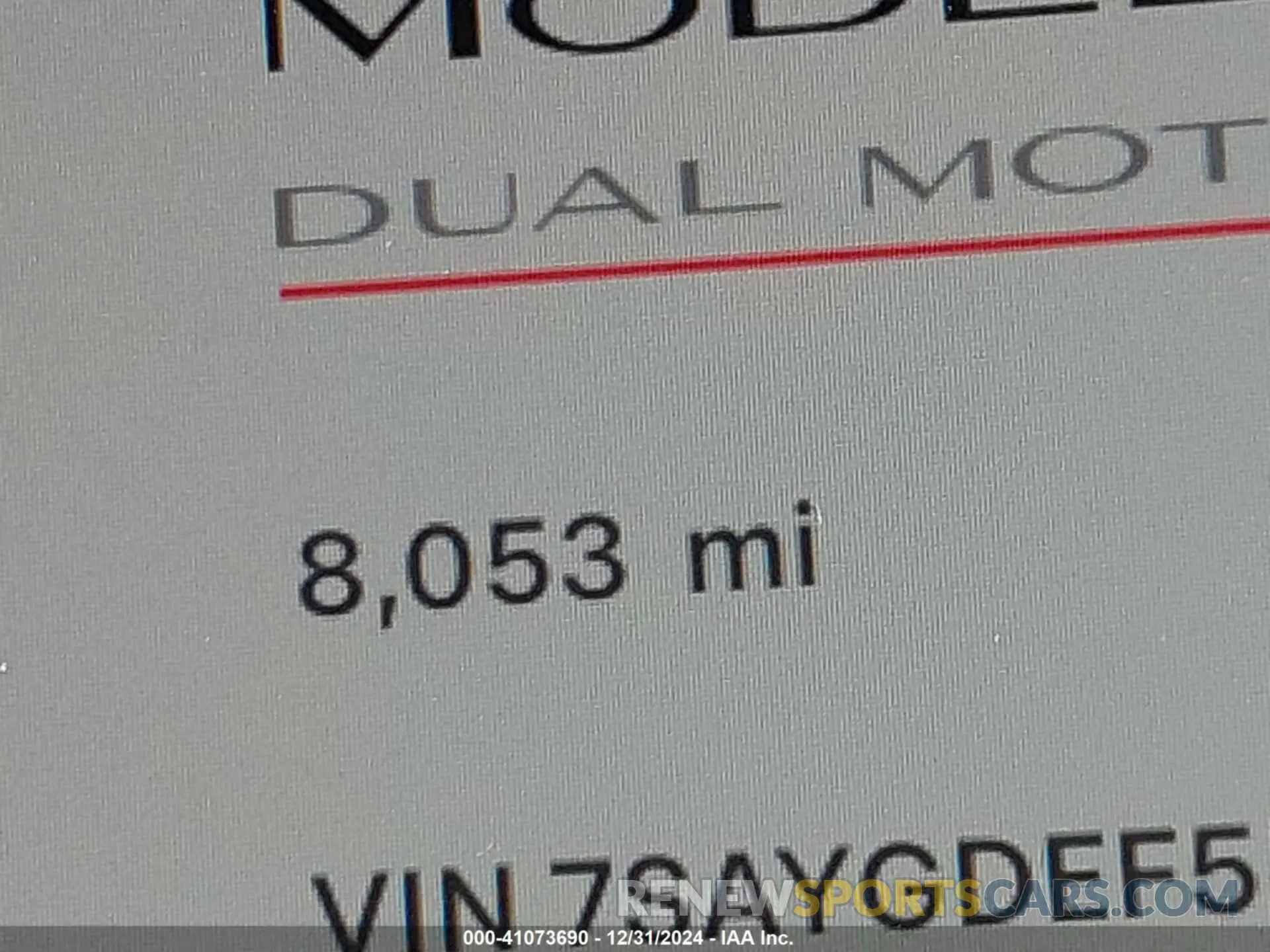 14 Photograph of a damaged car 7SAYGDEF5RF028607 TESLA MODEL Y 2024