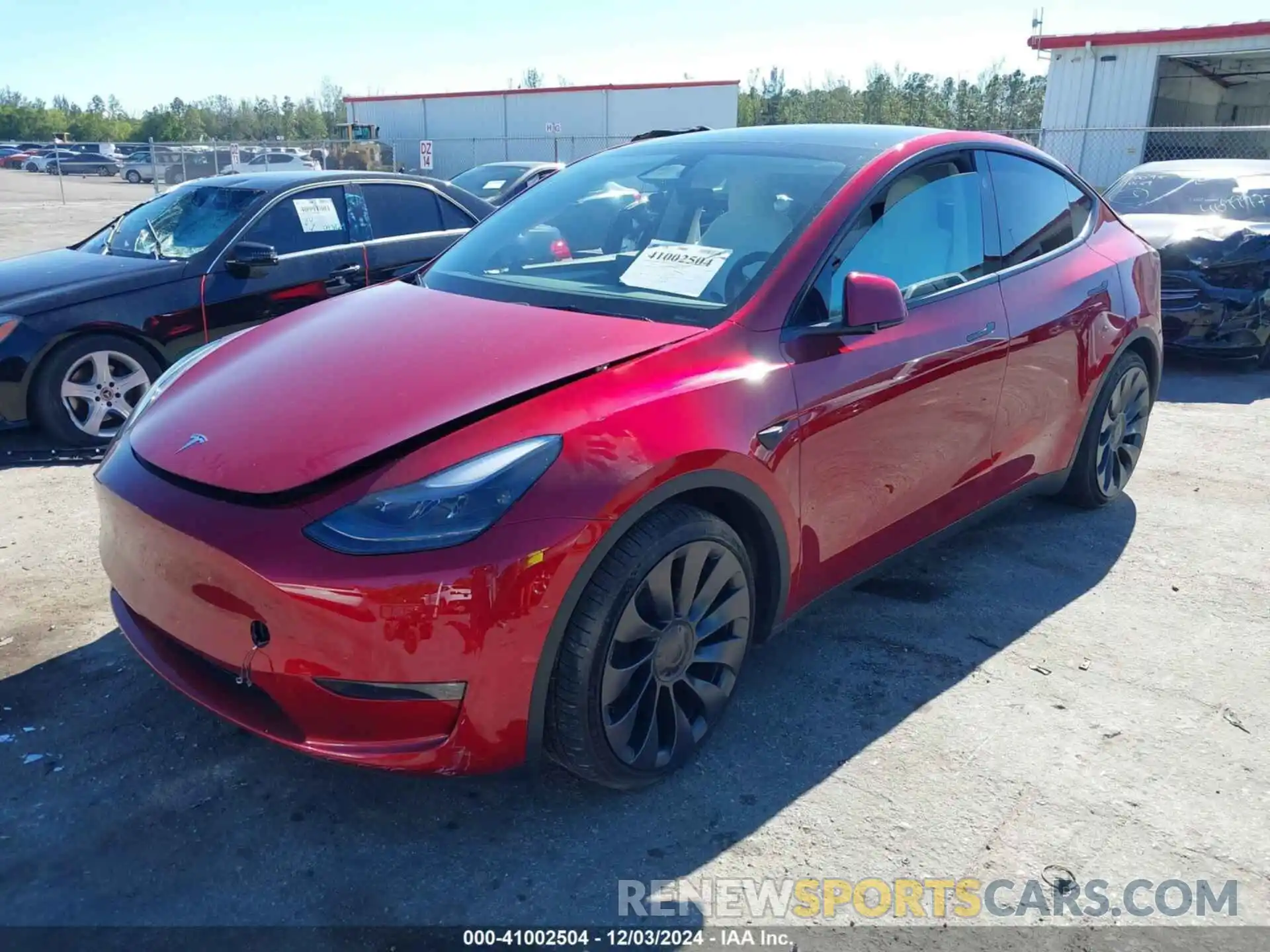 2 Photograph of a damaged car 7SAYGDEF5RF044807 TESLA MODEL Y 2024