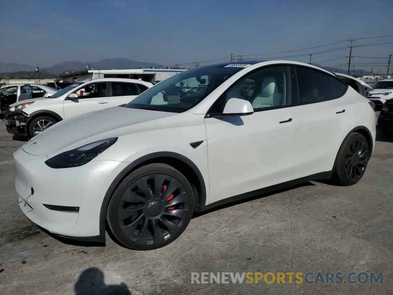 1 Photograph of a damaged car 7SAYGDEF5RF063647 TESLA MODEL Y 2024