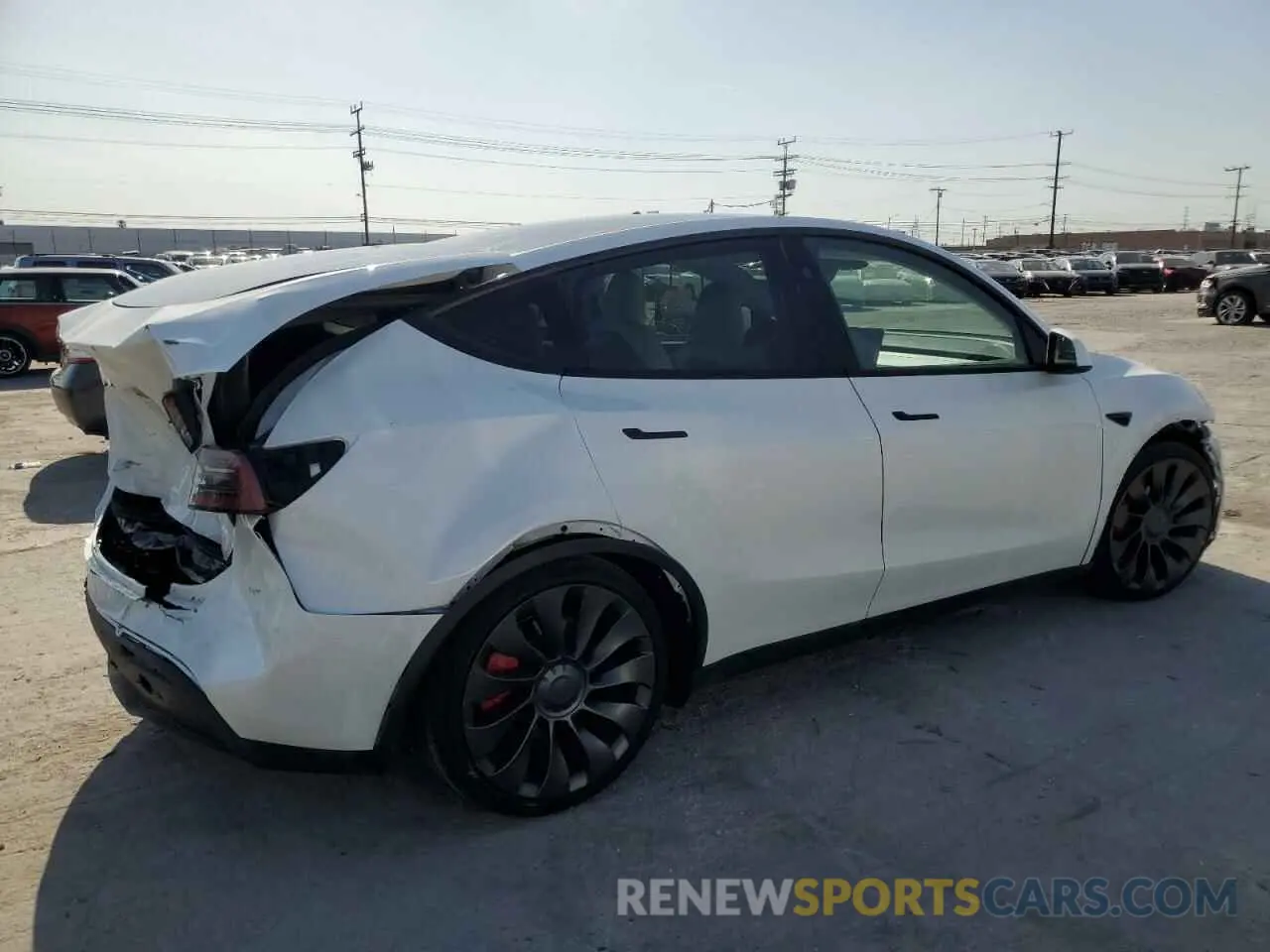 3 Photograph of a damaged car 7SAYGDEF5RF063647 TESLA MODEL Y 2024