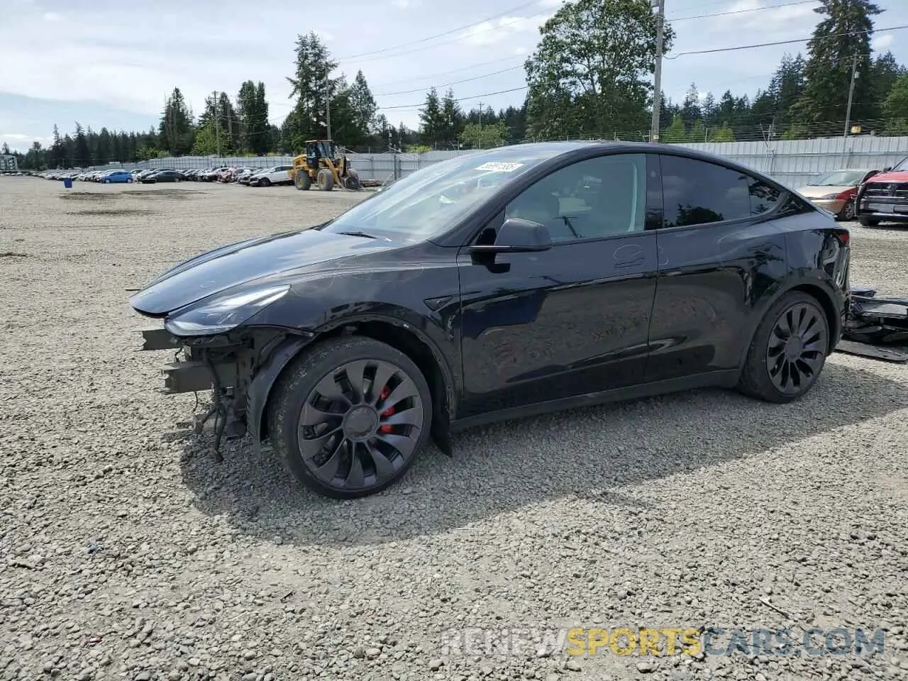 1 Photograph of a damaged car 7SAYGDEF5RF064183 TESLA MODEL Y 2024
