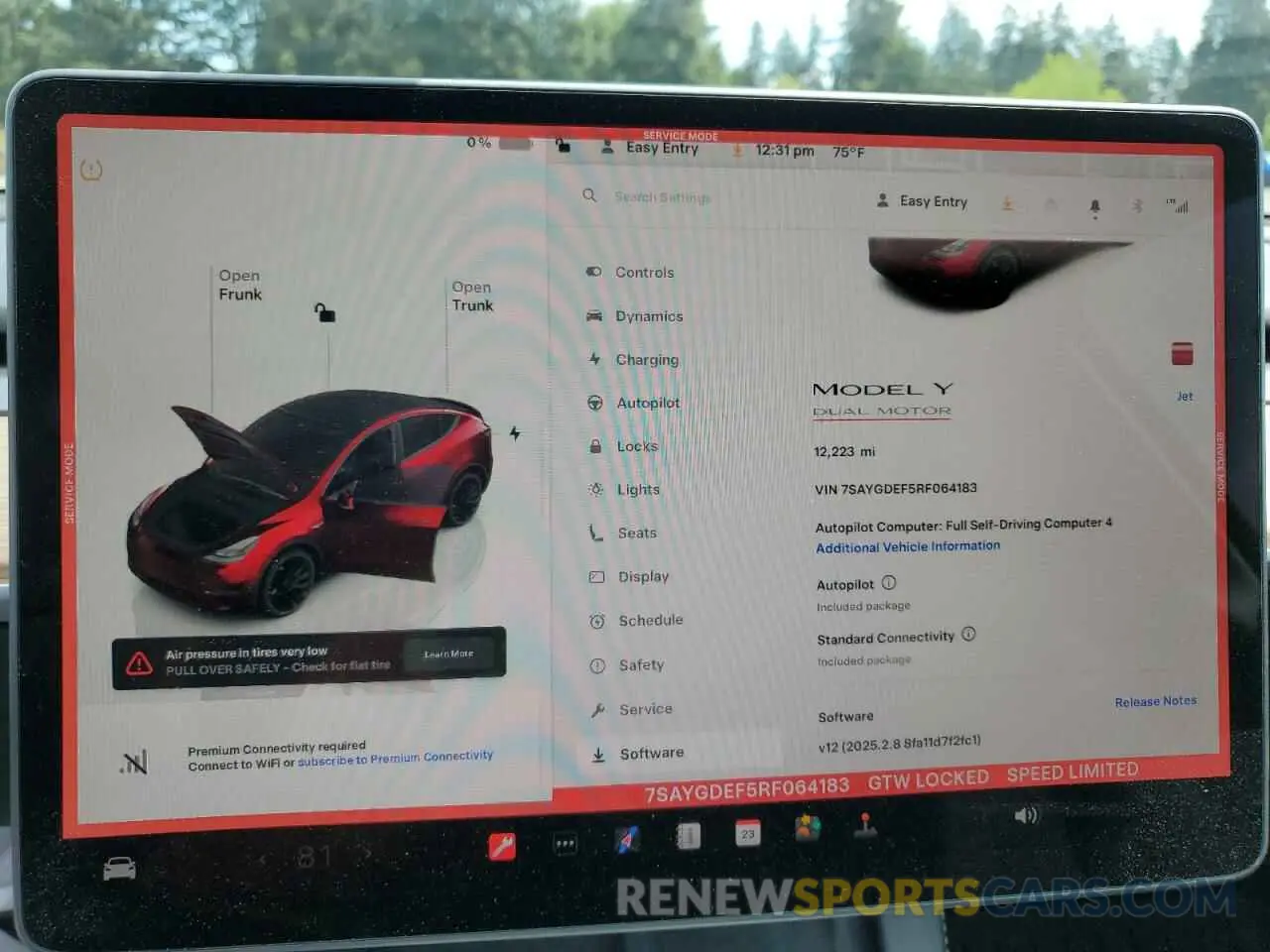 9 Photograph of a damaged car 7SAYGDEF5RF064183 TESLA MODEL Y 2024