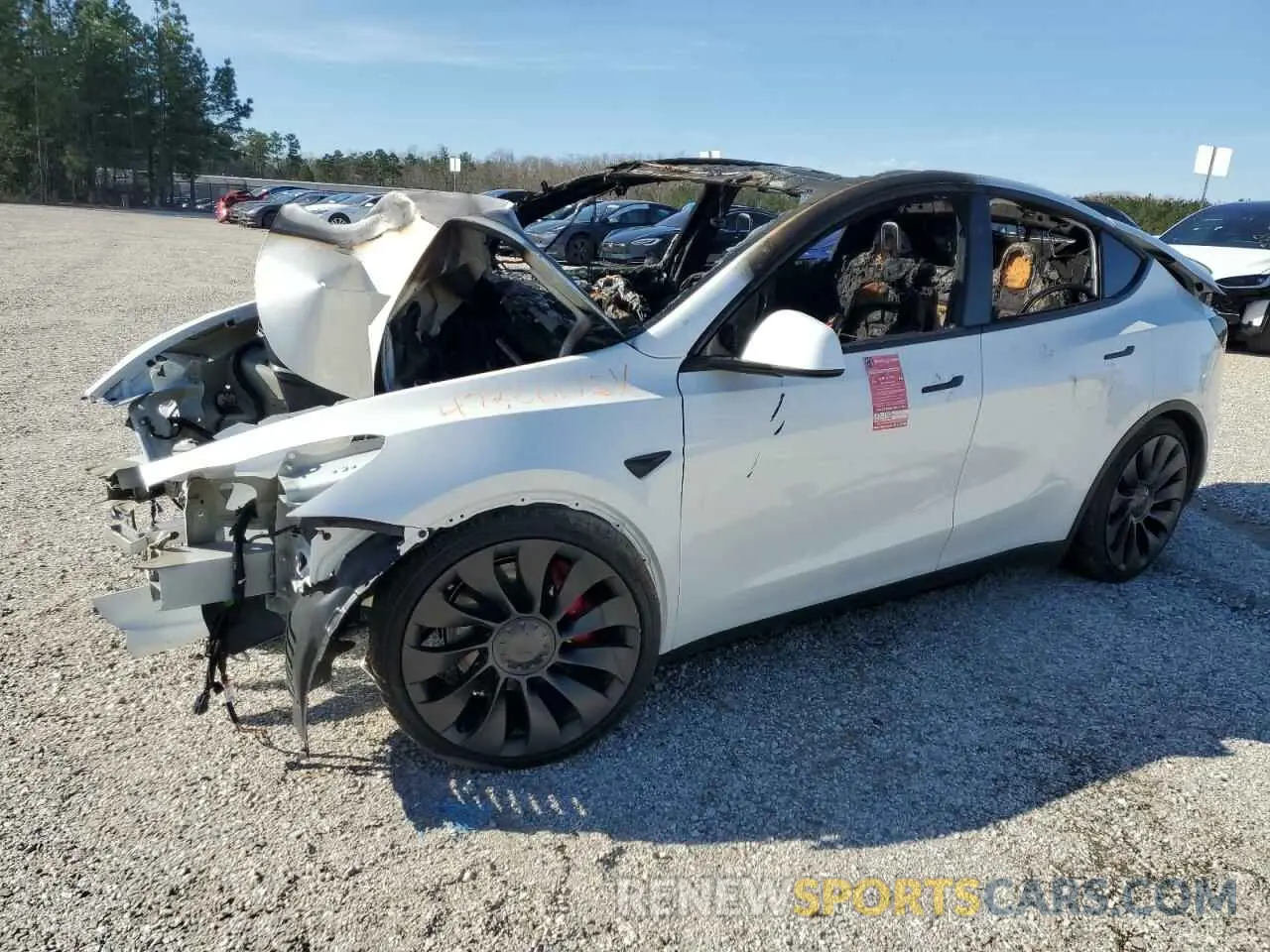 1 Photograph of a damaged car 7SAYGDEF5RF183755 TESLA MODEL Y 2024
