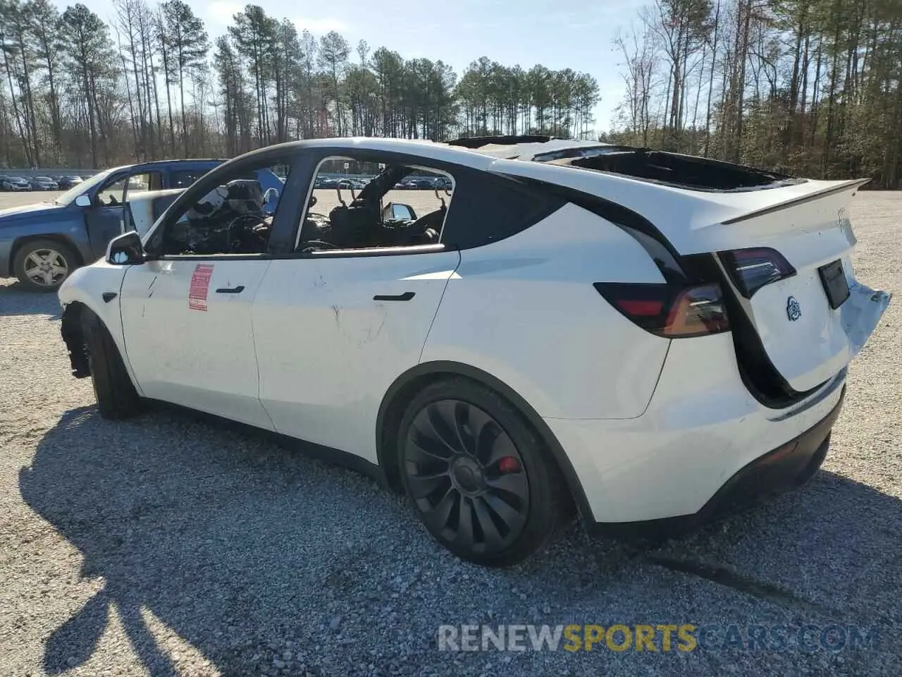 2 Photograph of a damaged car 7SAYGDEF5RF183755 TESLA MODEL Y 2024