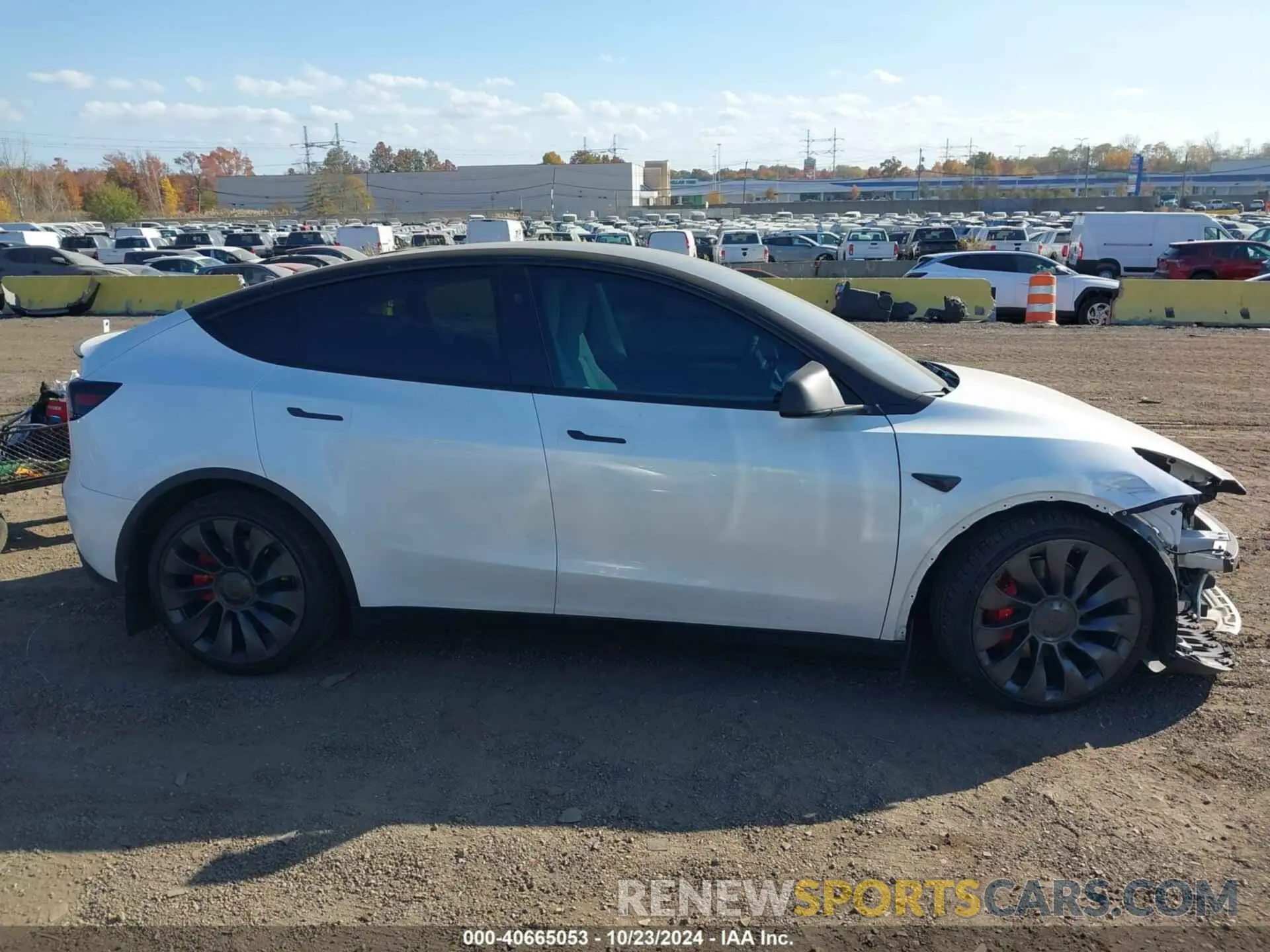 14 Photograph of a damaged car 7SAYGDEF6RA262221 TESLA MODEL Y 2024