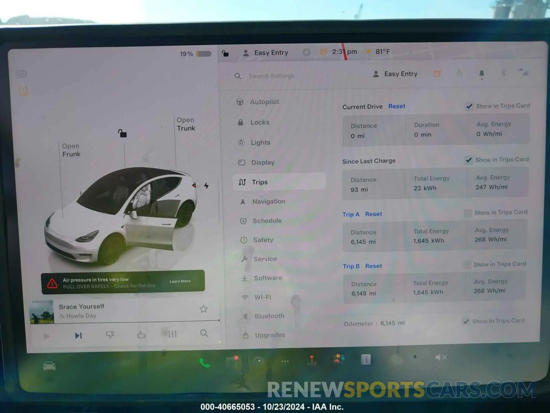 7 Photograph of a damaged car 7SAYGDEF6RA262221 TESLA MODEL Y 2024