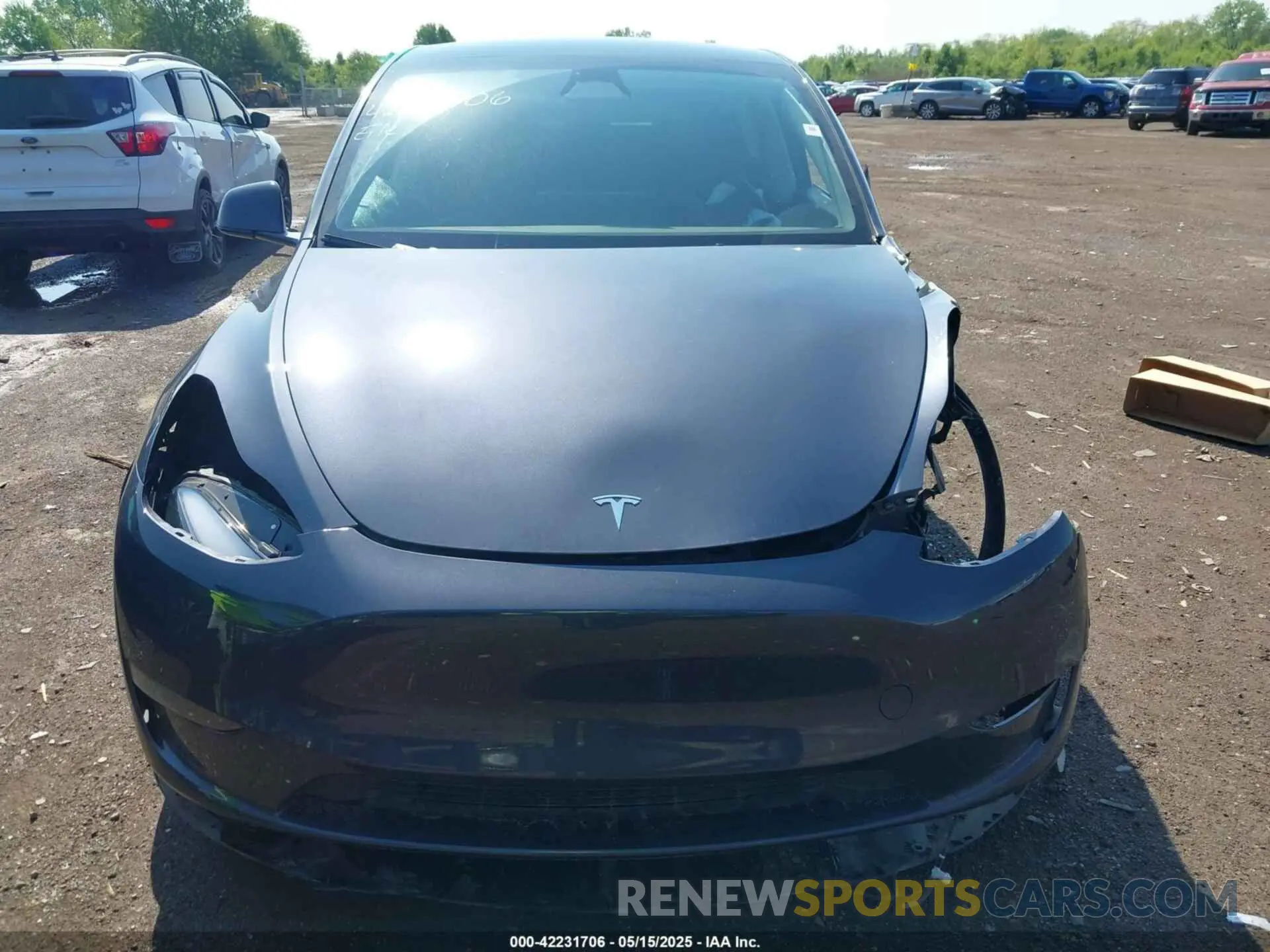 12 Photograph of a damaged car 7SAYGDEF6RA291217 TESLA MODEL Y 2024